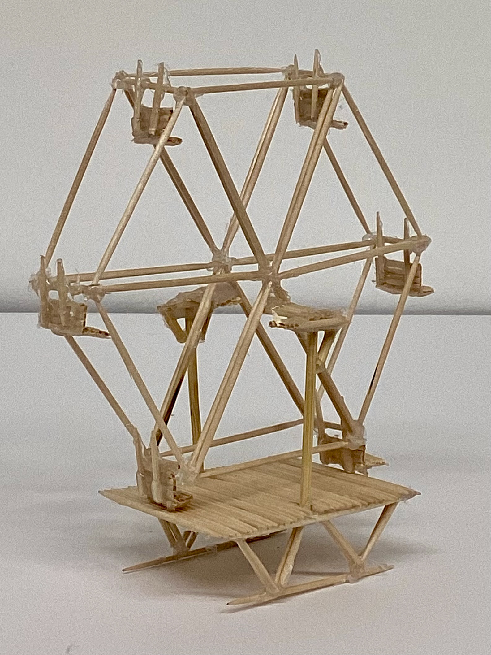 Axel RoqueFerris Wheel out of toothpicks and hot glue