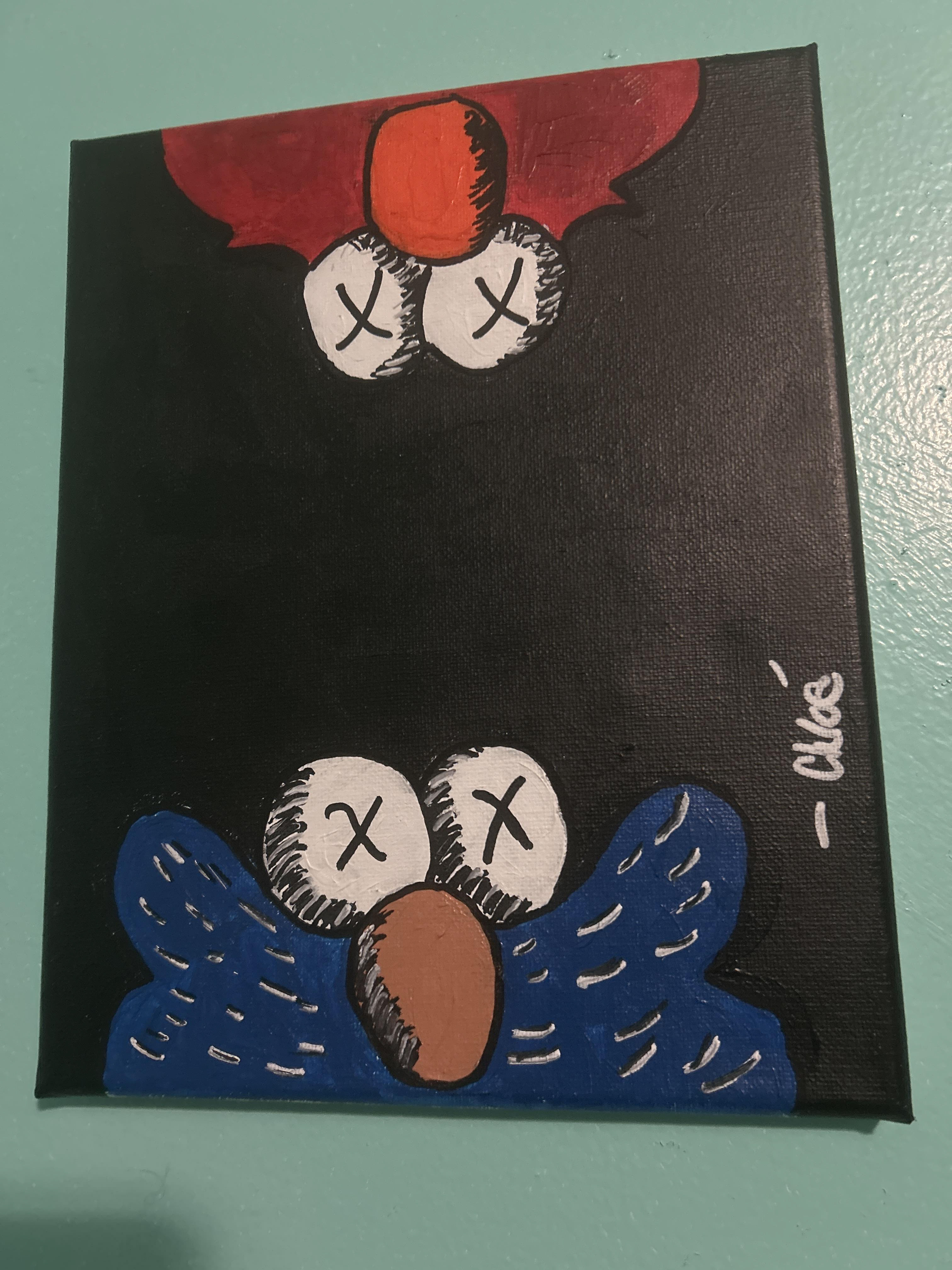Chloe Daniel - The process I use to create my artwork are just a pencil, an eraser, and sometimes paint. Some days I am really down so I just start drawing. It helps me with my emotions. The message is nothing. It’s just express your feelings through art and create something that makes you happy. Happiness is key to everything.