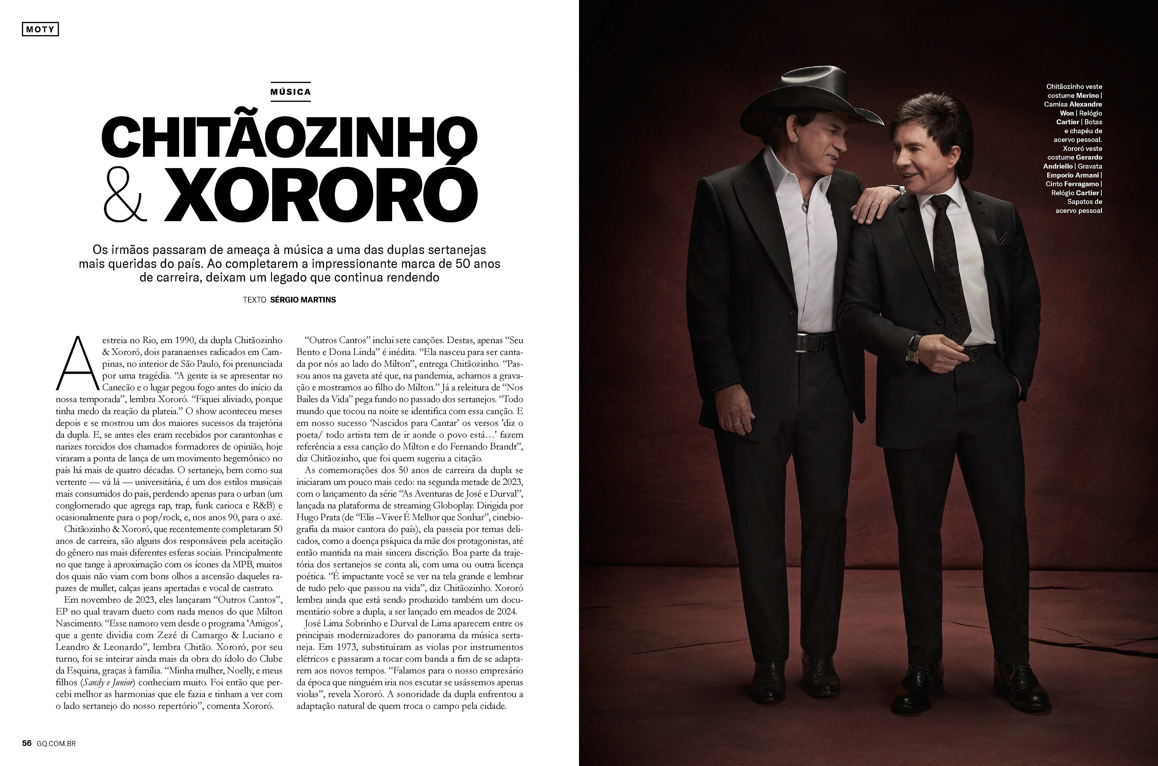 GQ 141 | CHITÃOZINHO E XORORÓ | MOTY | FOTO PEDRO DIMITROW