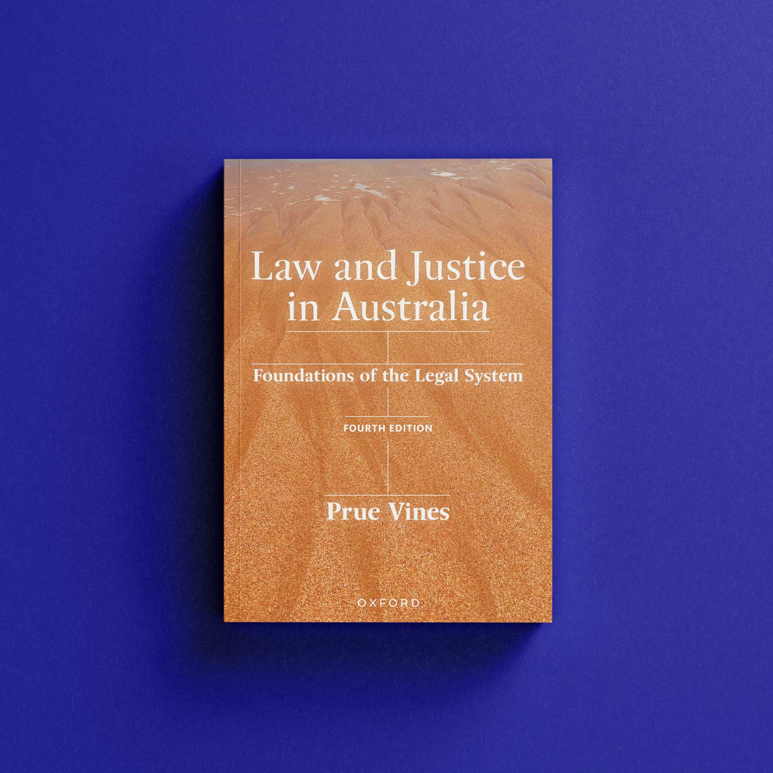 Book cover image showing the sand of a beach in the background and the title of the book in the foreground, arranged like a hierarchical diagram.