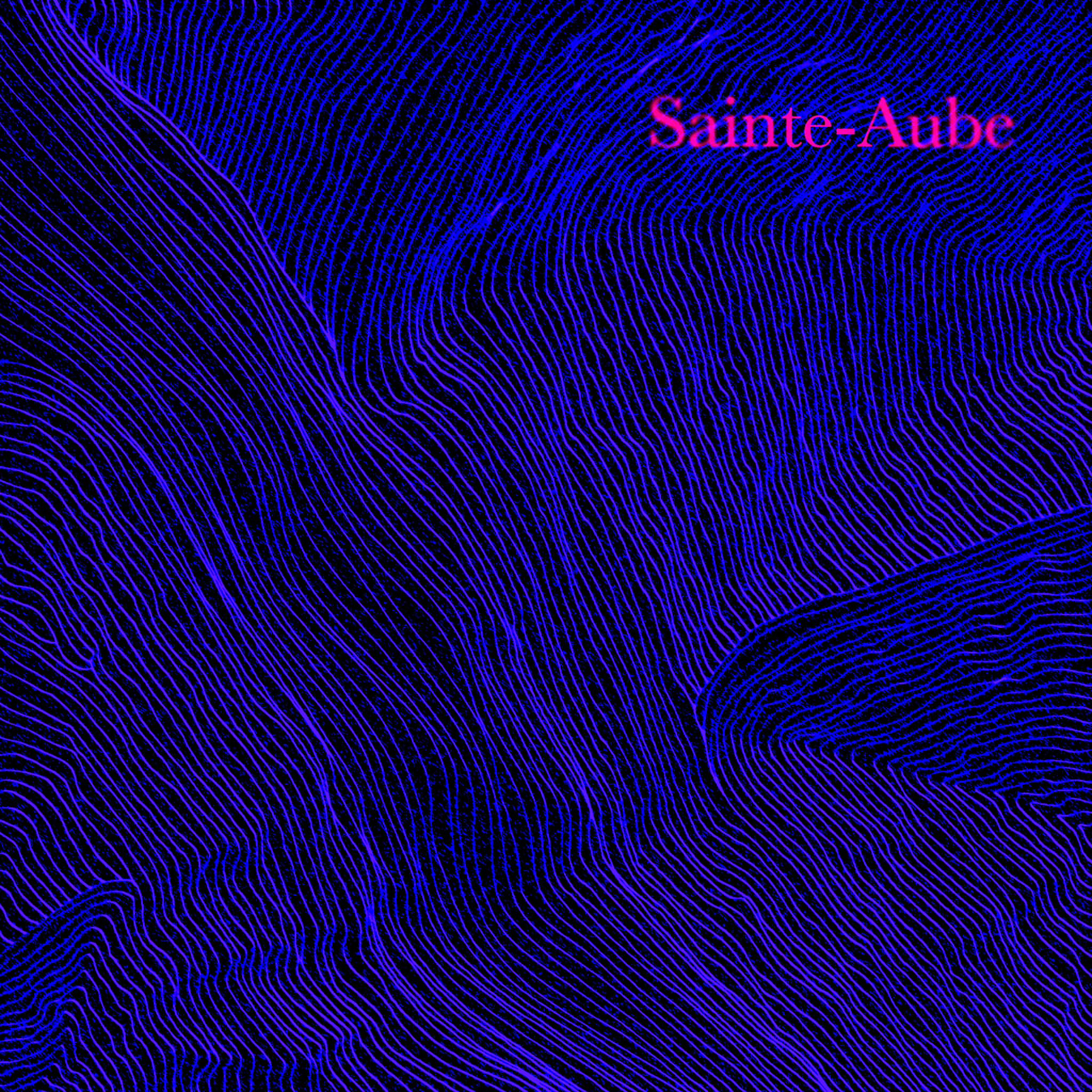 Visuel de base pour pochette / Album "Sainte-Aube" de Sainte-Aube © Astrid Karoual
