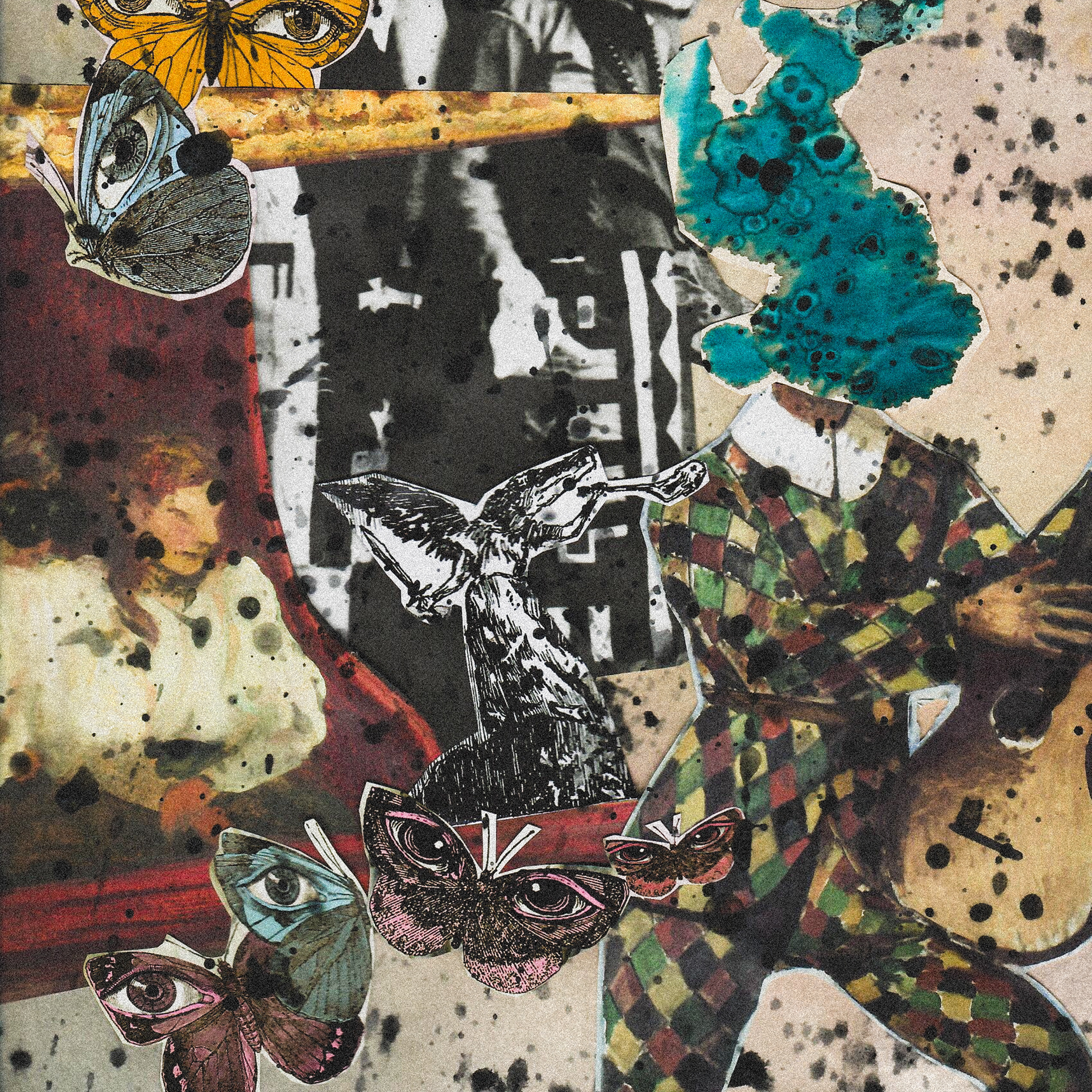Graphisme / Single "Comedians" de Neck and Neck  © Astrid Karoual