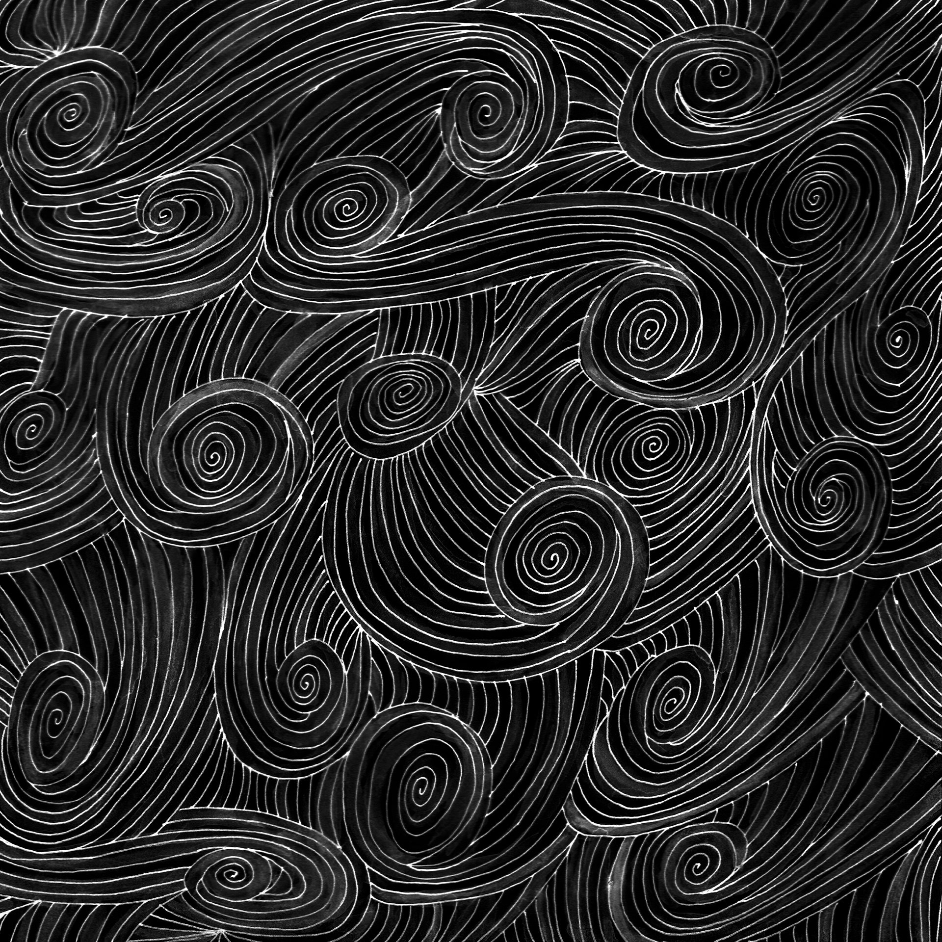 Graphisme / Single digital "Jamais la mer ne se retire" de TOOOD © Astrid Karoual