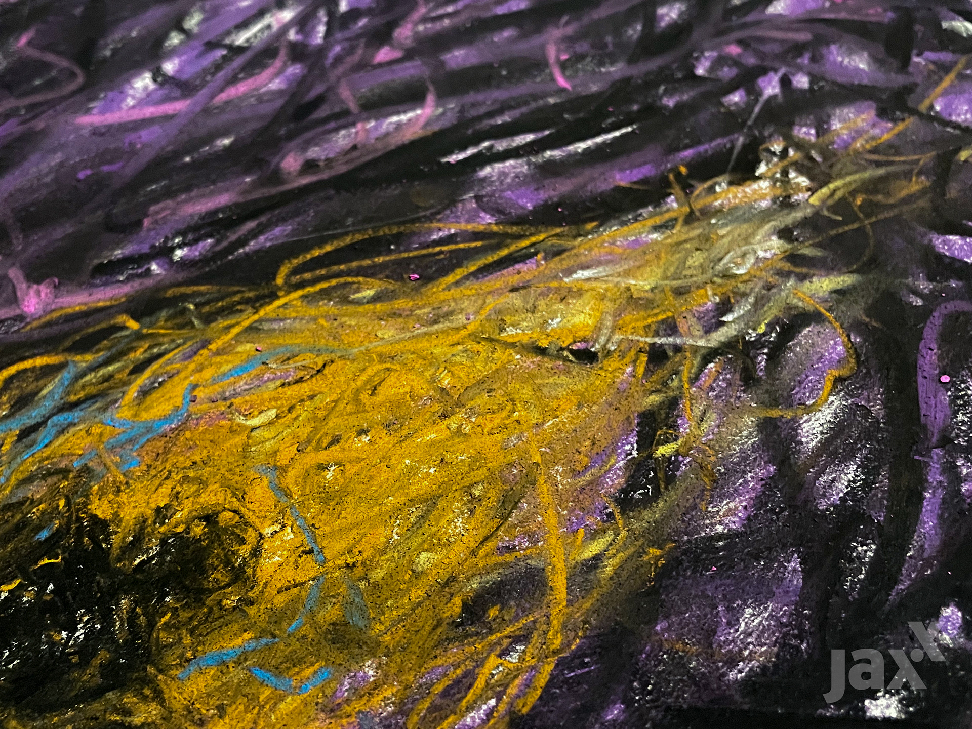 Inner Child, 2022. (oil pastel)