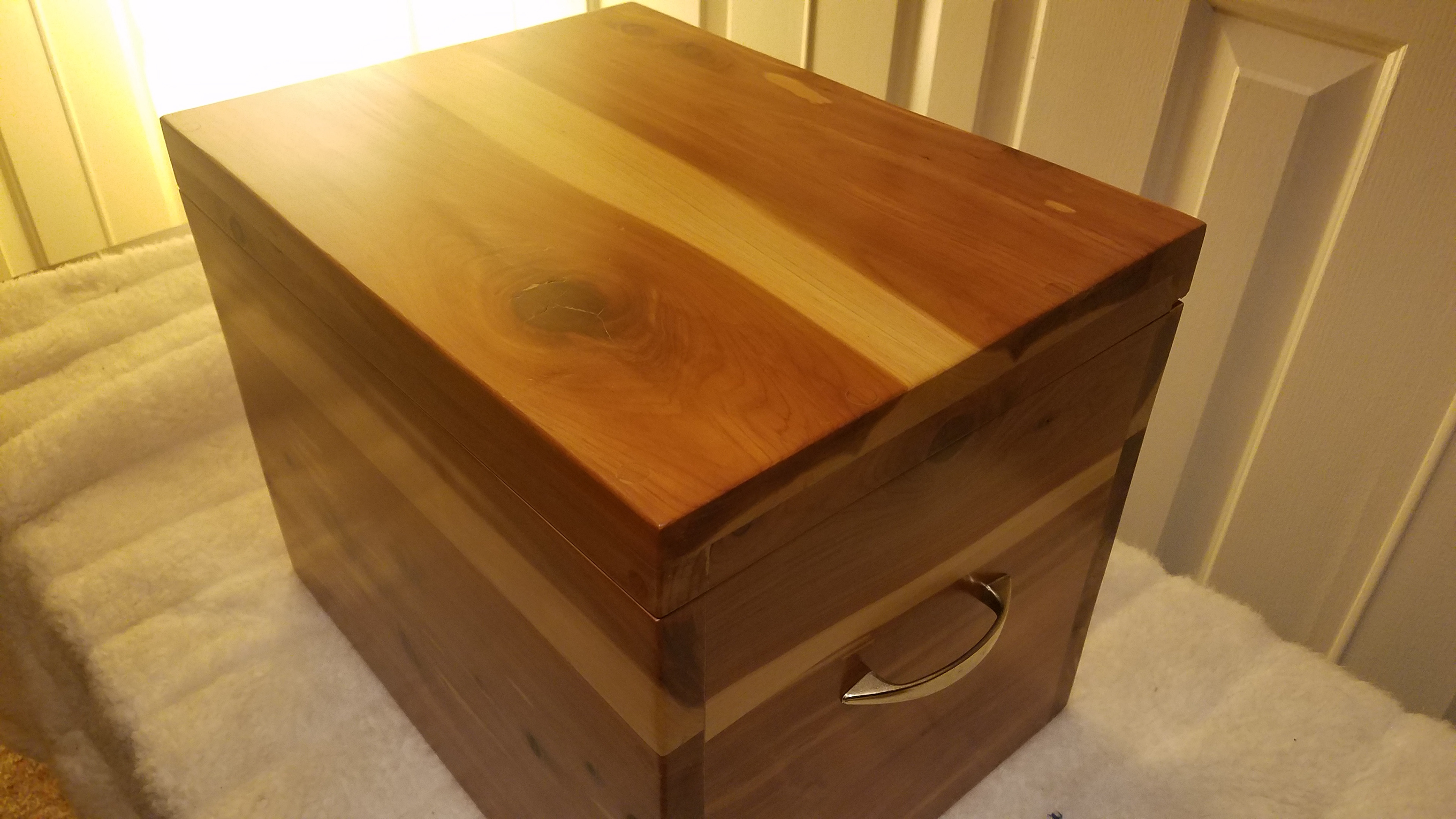 Cedar File-box (brass fittings)