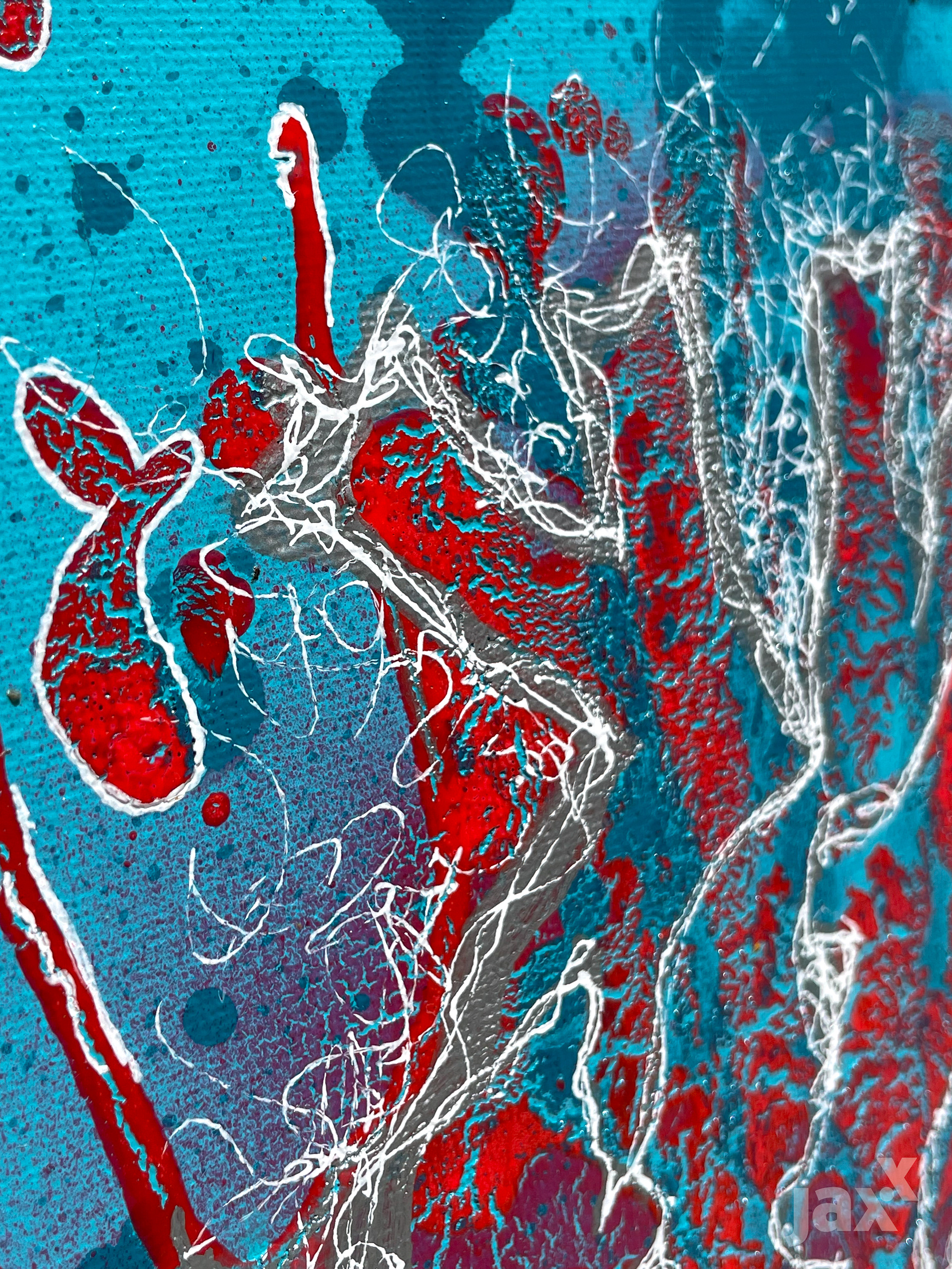Erupt (aerosol paint, ink) – 2023