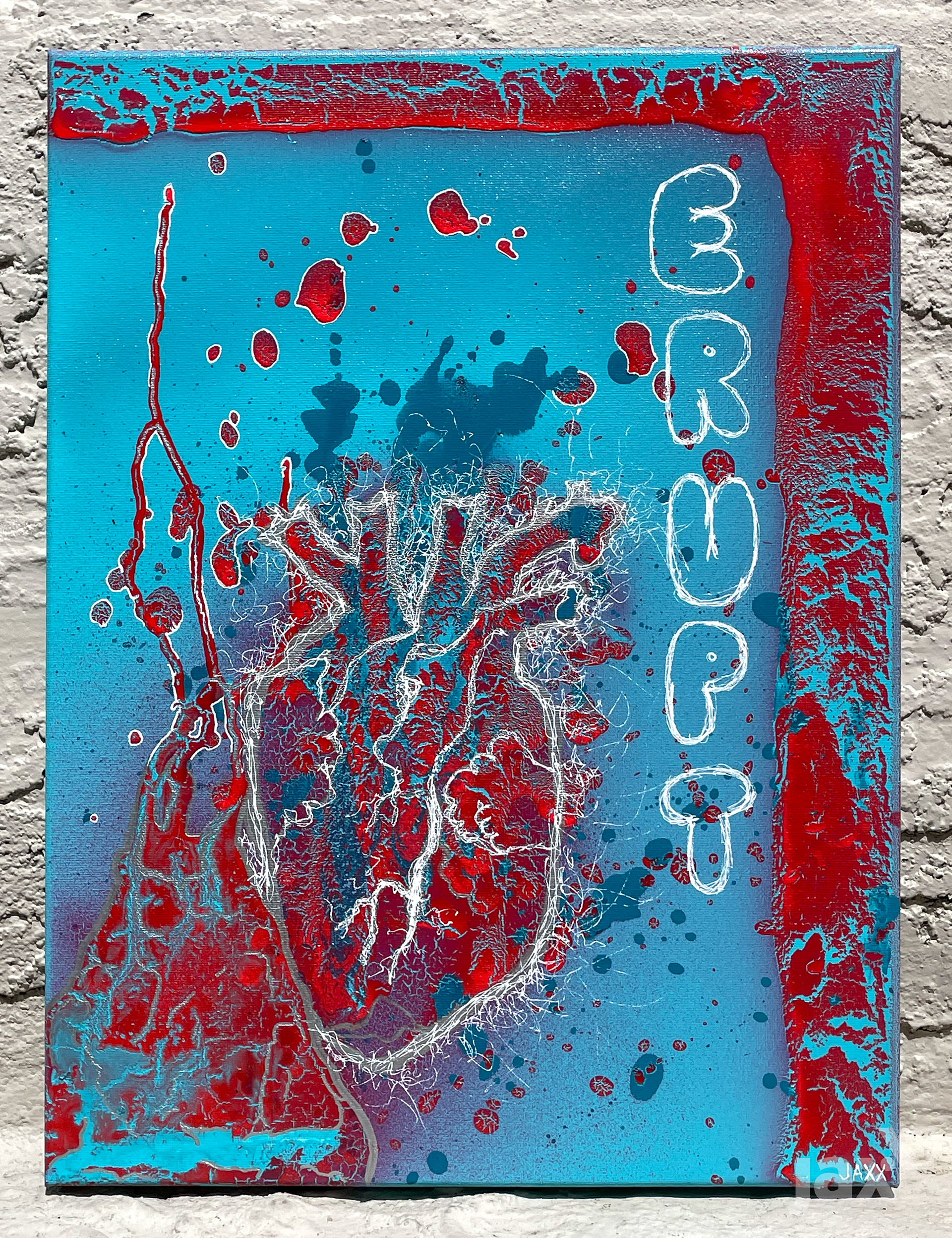 Erupt (aerosol paint, ink) – 2023