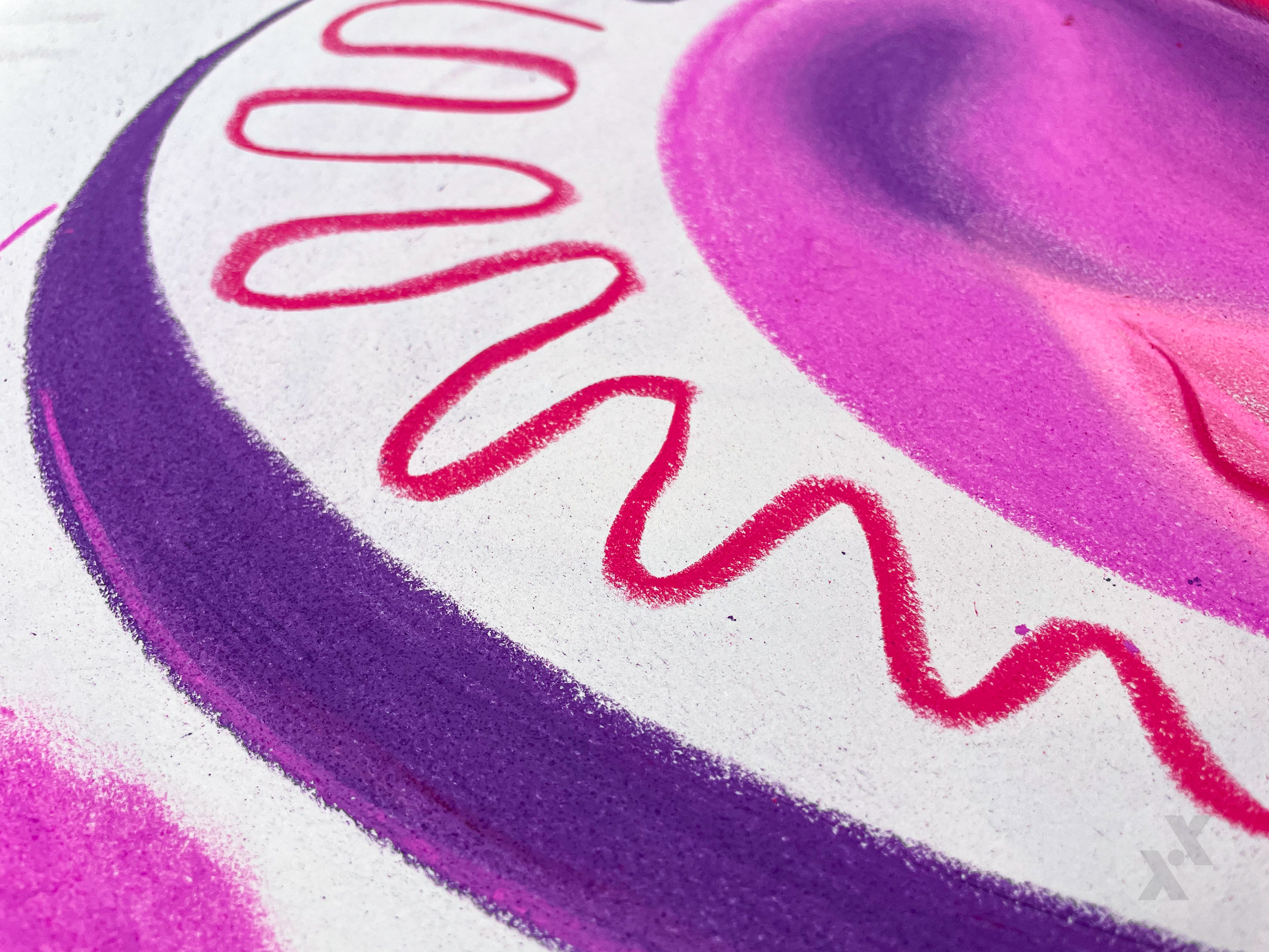 Pride Flags 2022 – Lesbian (pastel chalk)