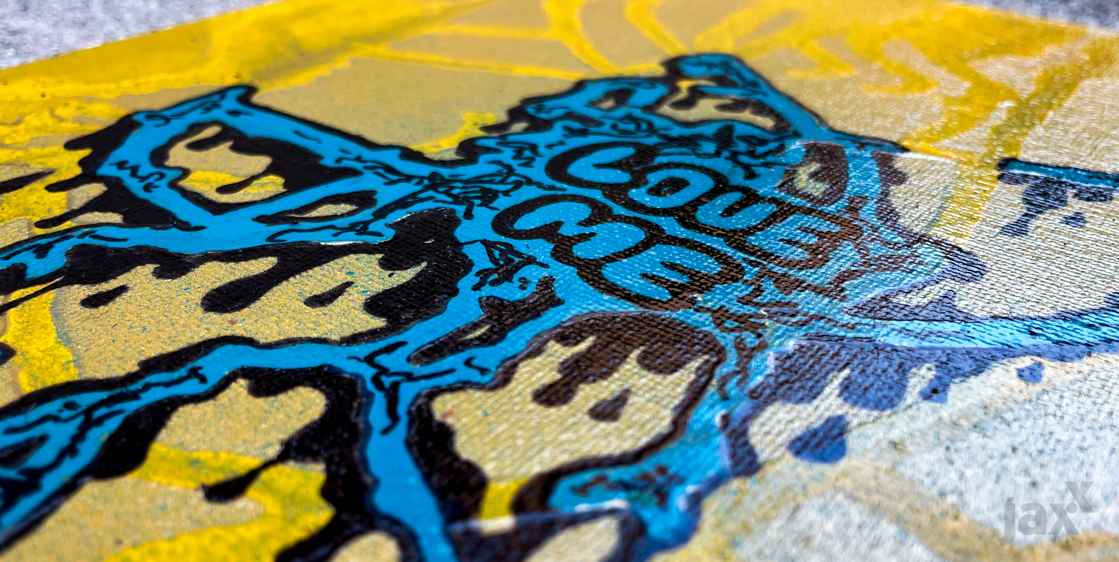 Love Me (aerosol, Sharpie) – 2023