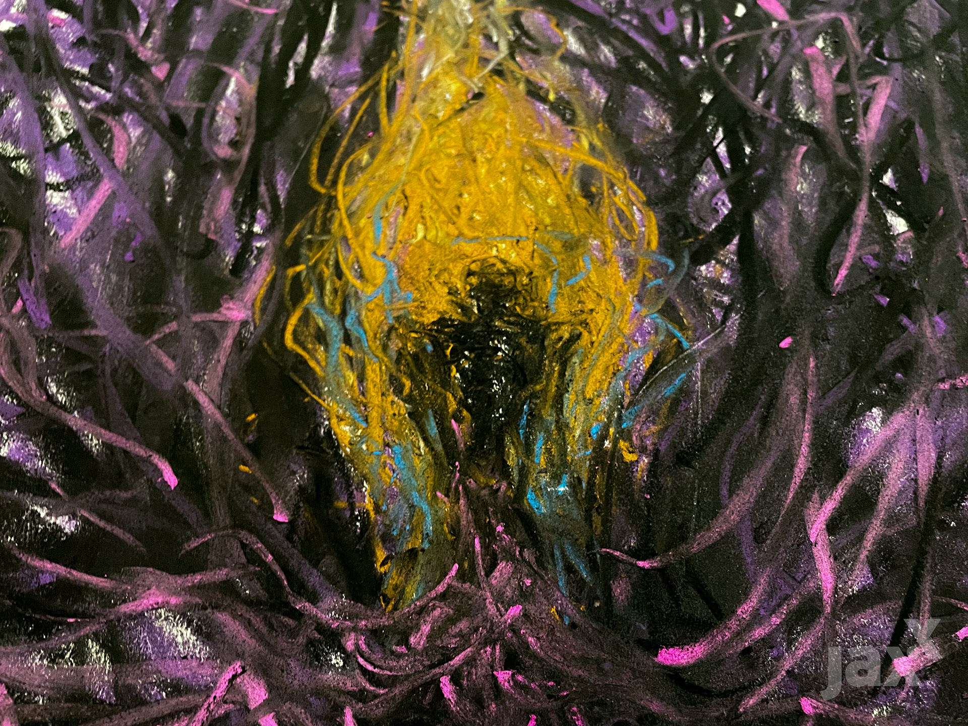 Inner Child, 2022. (oil pastel)