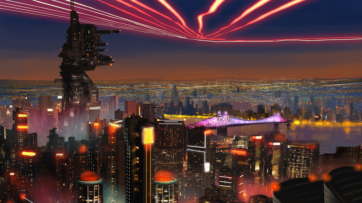 #Montreal2049 by Canadian artist, Jamie MacDonald