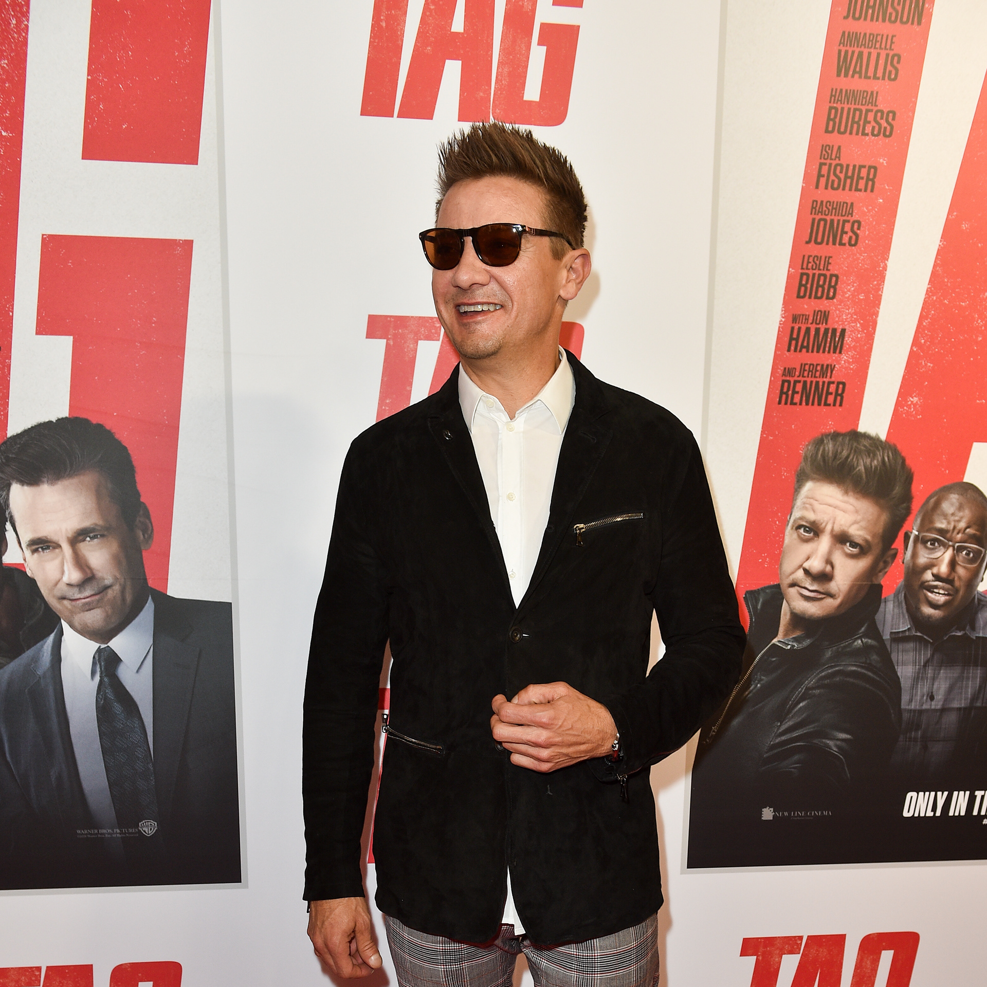 Actor Jeremy Renner attends #TAGinTO, an exclusive Canadian screening of the upcoming comedy “TAG” in theatres June 15, held at TIFF Bell Lightbox on June 11, 2018 in Toronto, Canada. (Photo by GP Images/Getty Images for Warner Bros. Canada)