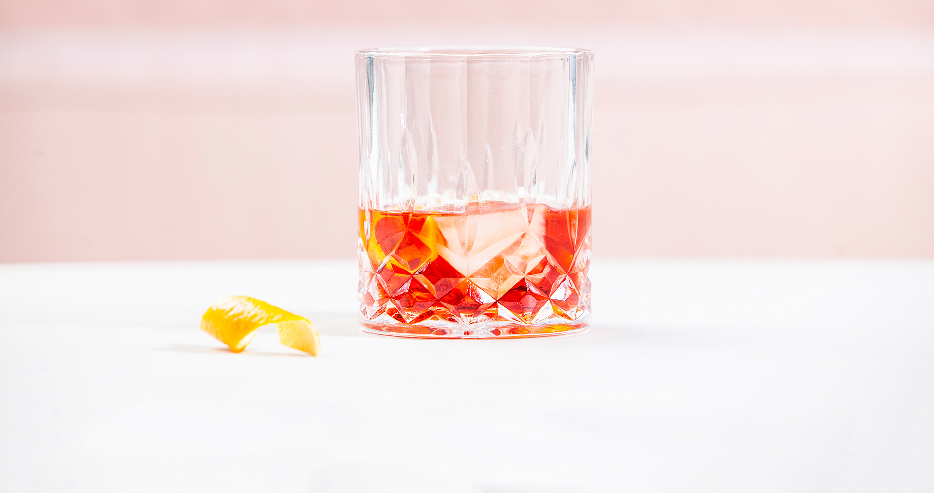 Classic Negroni cocktail