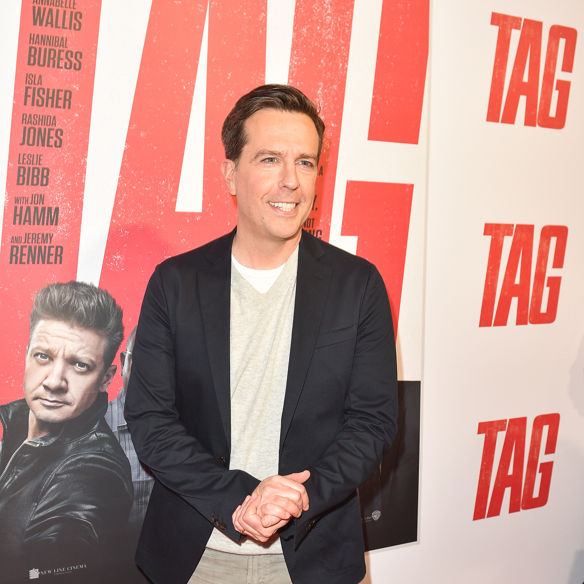 Actor Ed Helms attends #TAGinTO, an exclusive Canadian screening of the upcoming comedy “TAG” in theatres June 15, held at TIFF Bell Lightbox on June 11, 2018 in Toronto, Canada. (Photo by GP Images/Getty Images for Warner Bros. Canada)