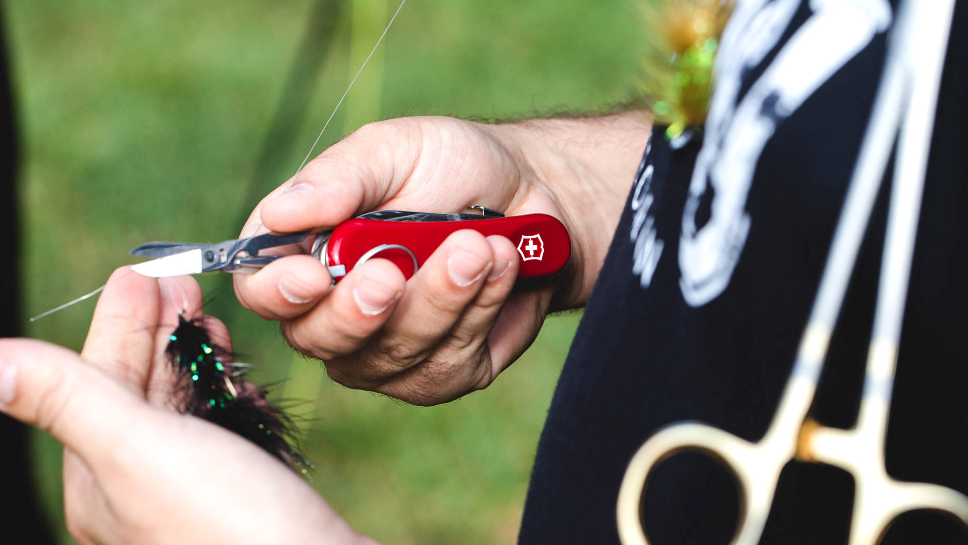 The excursion with Victorinox included a morning of fly fishing, led by fly fishing expert Aldo Pescatore and The SoFly Crew.