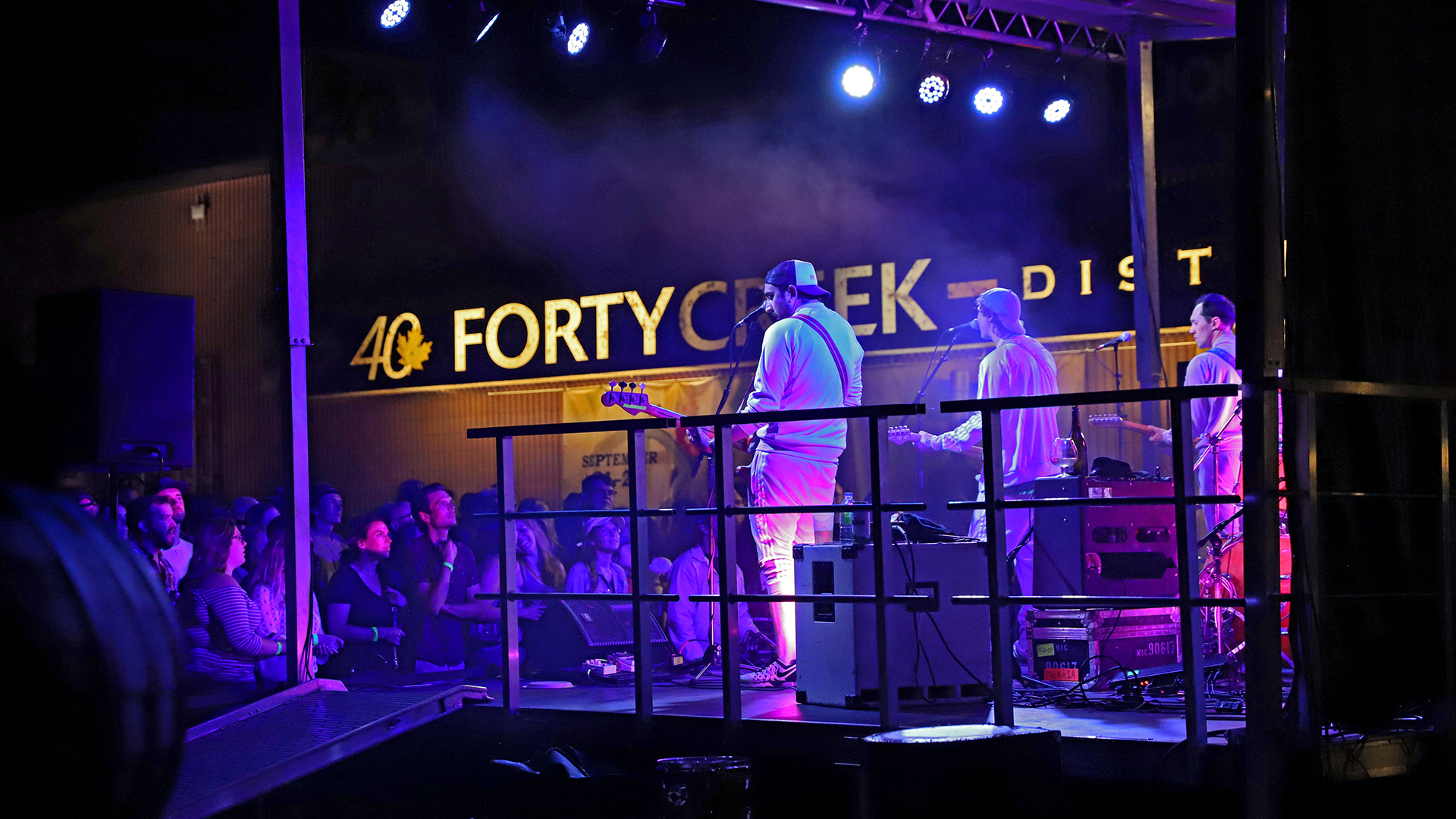 Hollerado plays at the first-ever Whisky Weekend concert.