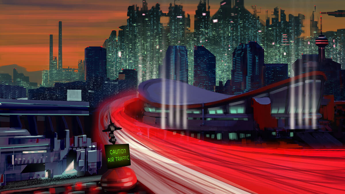 #Calgary2049 by Canadian artist, Jamie MacDonald