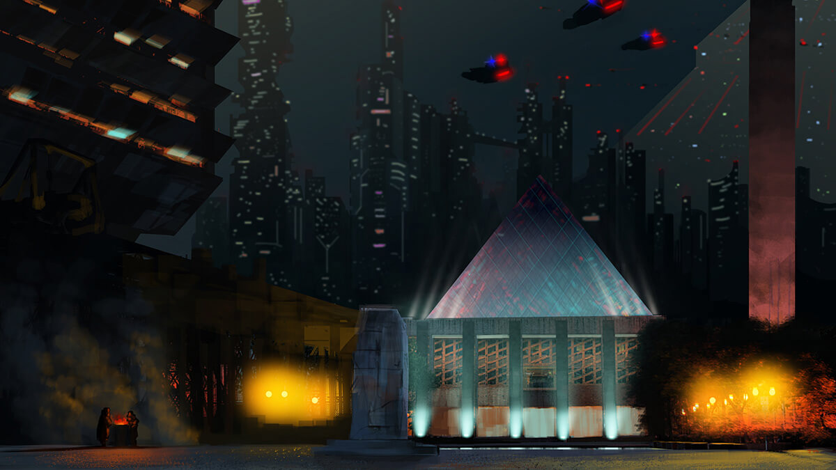 #Edmonton2049 by Canadian artist, Jamie MacDonald