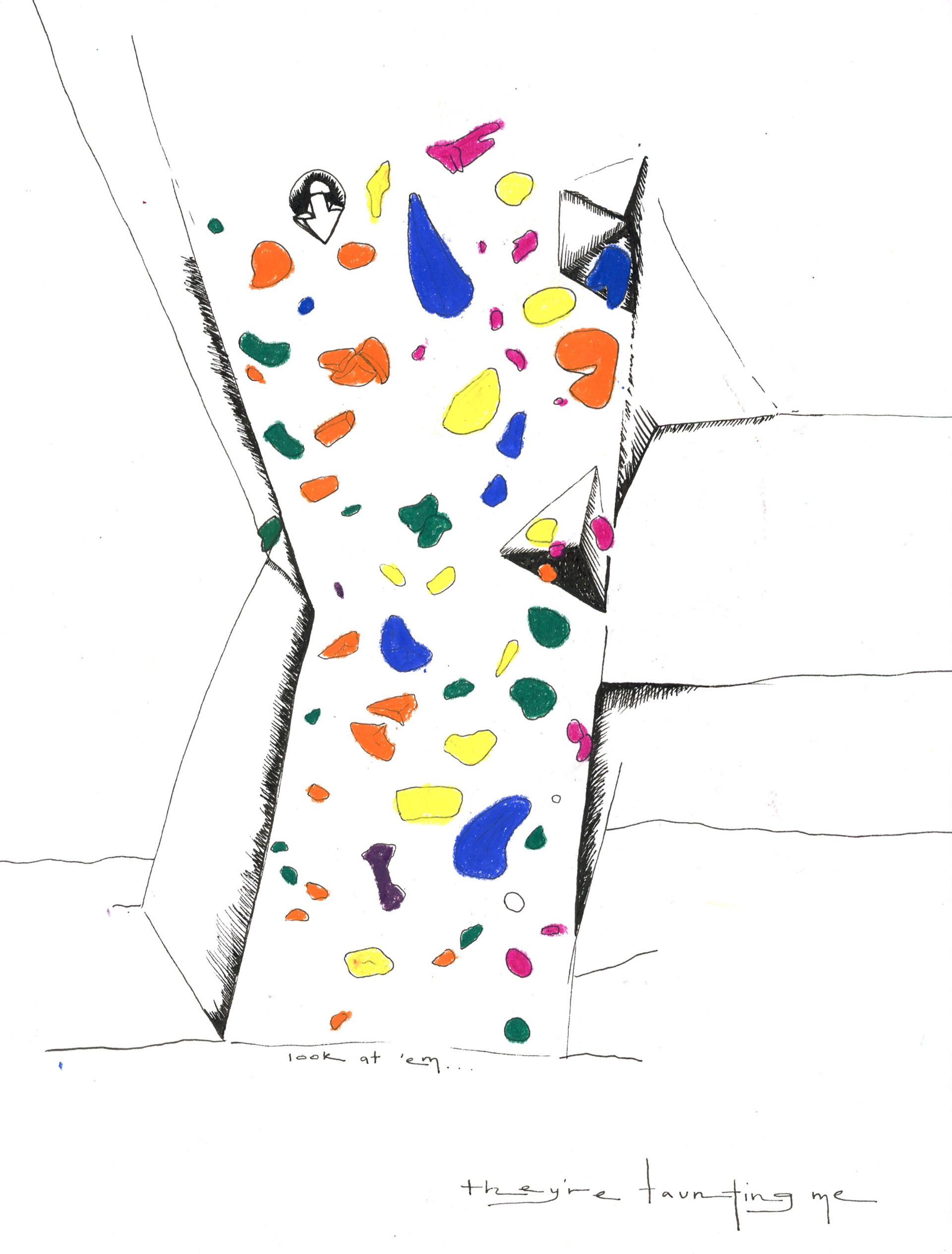 rock climbing in a nut shell