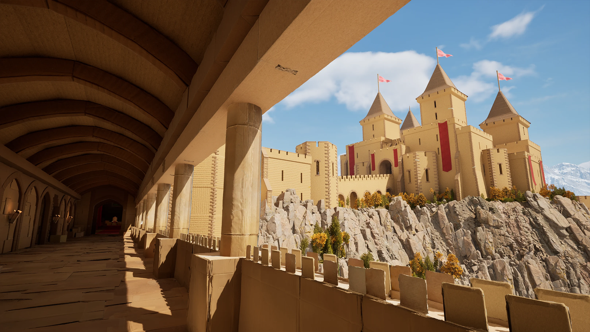 Cardboard Walkway in Unreal Engine