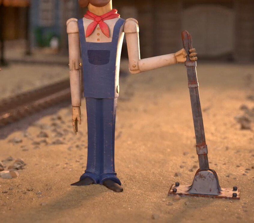 Sand/dirt texture in Trolley Problem