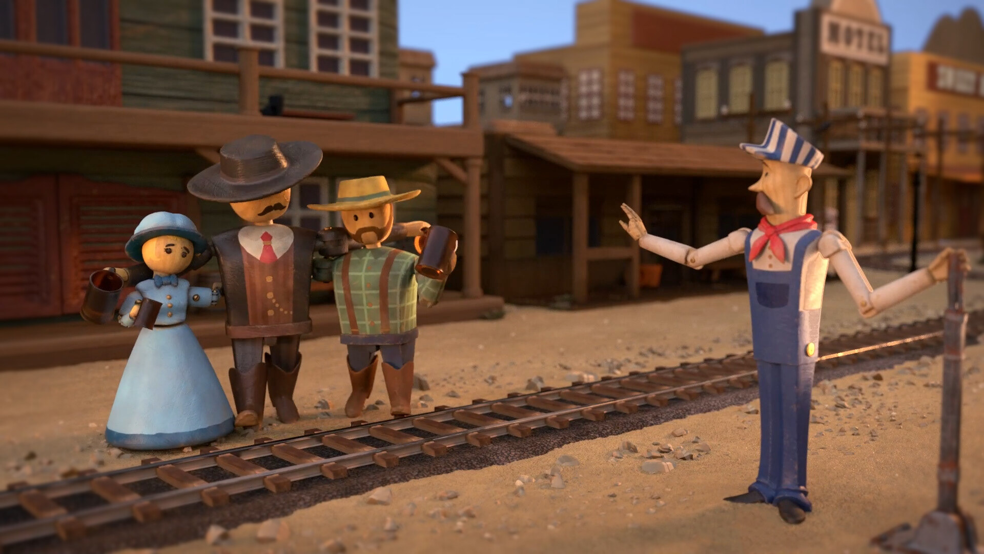Sand/dirt texture in Trolley Problem
