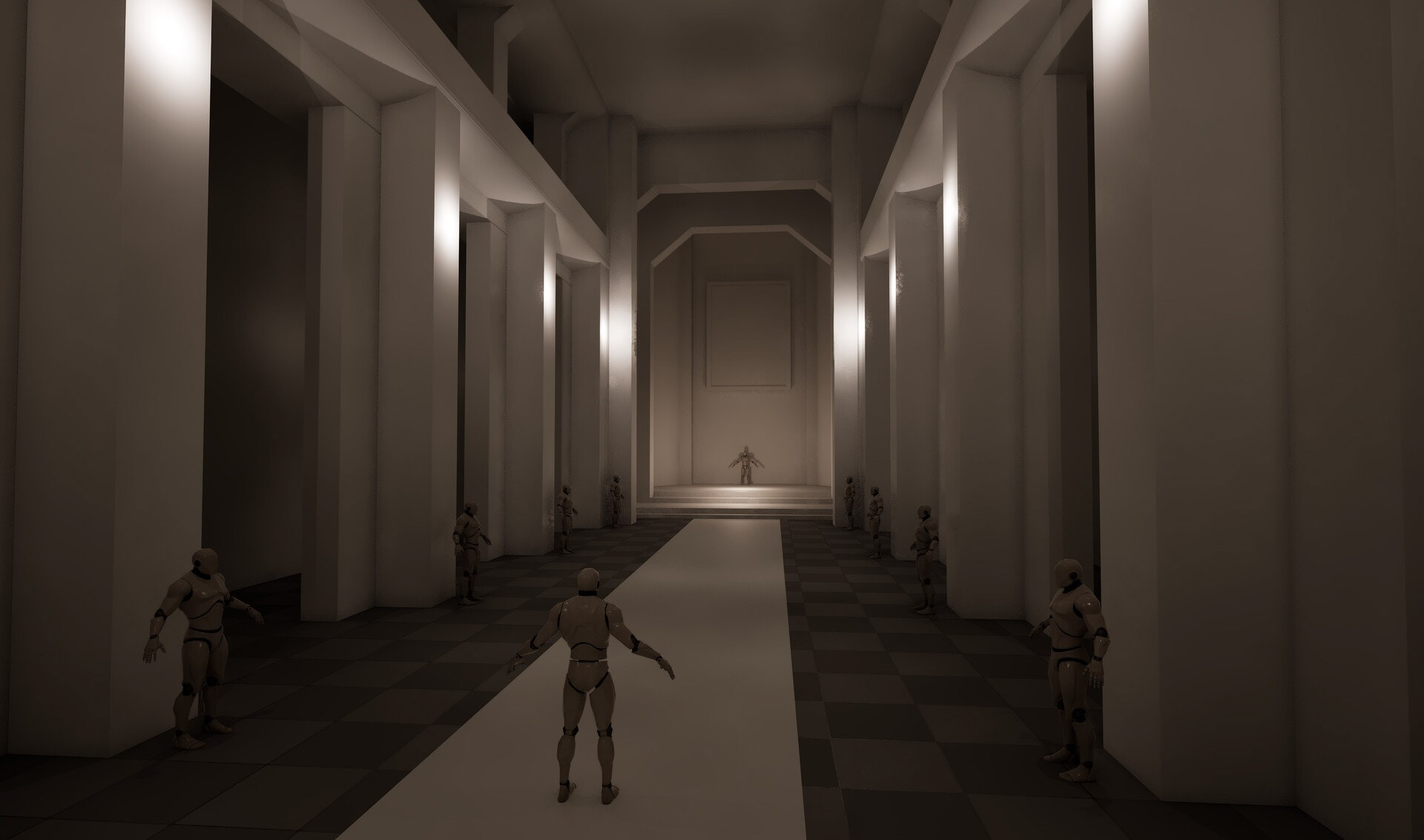 Whitebox layout in Unreal Engine