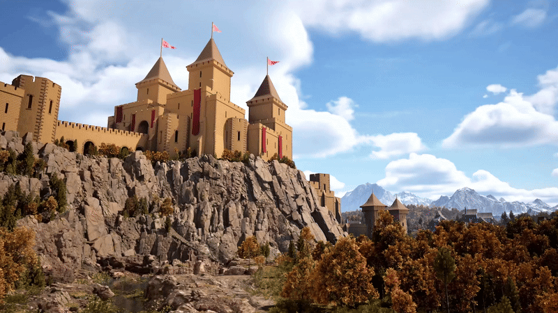 Cardboard Landscape in Unreal Engine