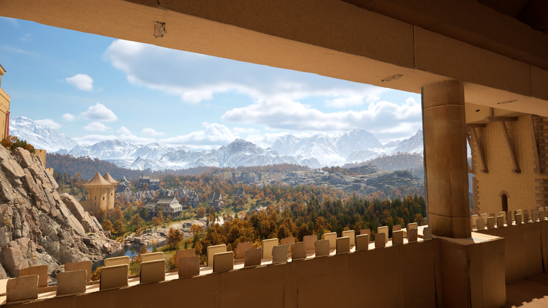 Cardboard Walkway in Unreal Engine
