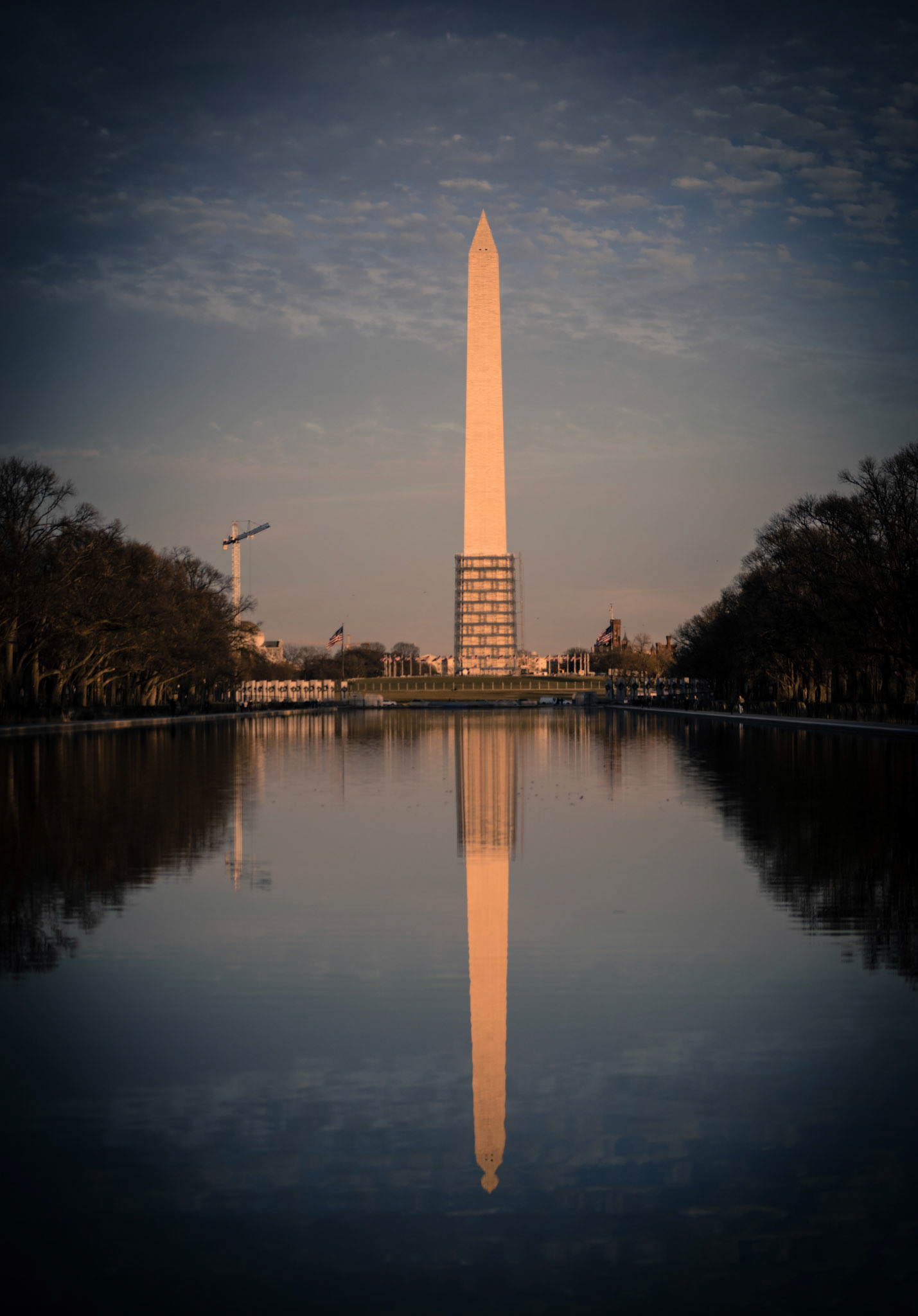 Taken from the steps of the Lincoln Memorial.