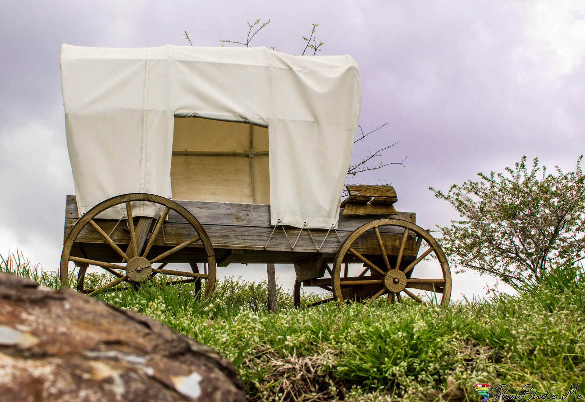 The Old Covered Wagon
