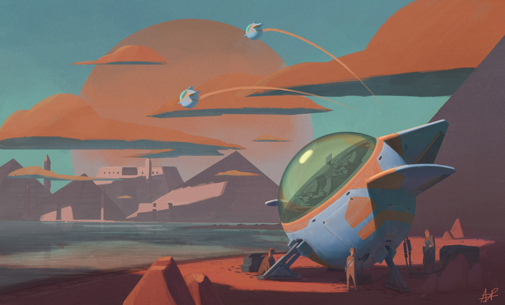 Stranded spacecraft