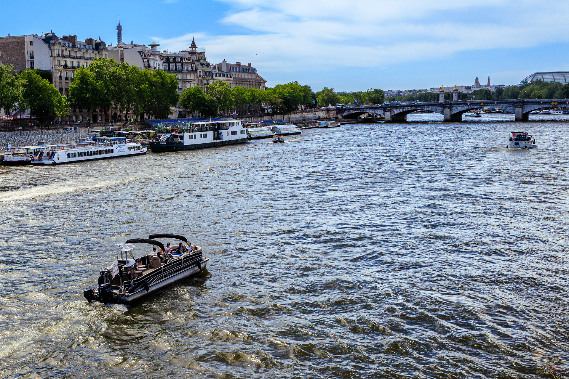 Junio 2024. Río Sena, París, Francia.