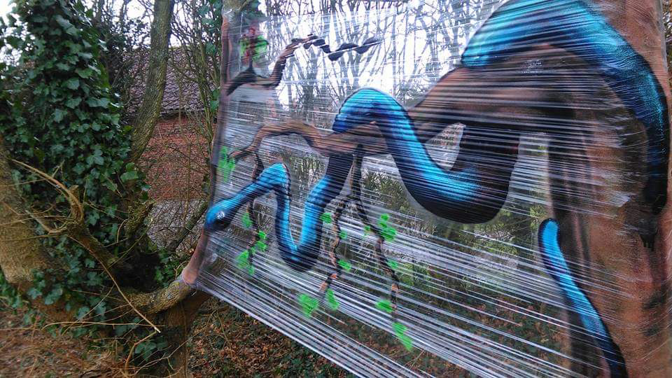 Shrinkwrap Painting