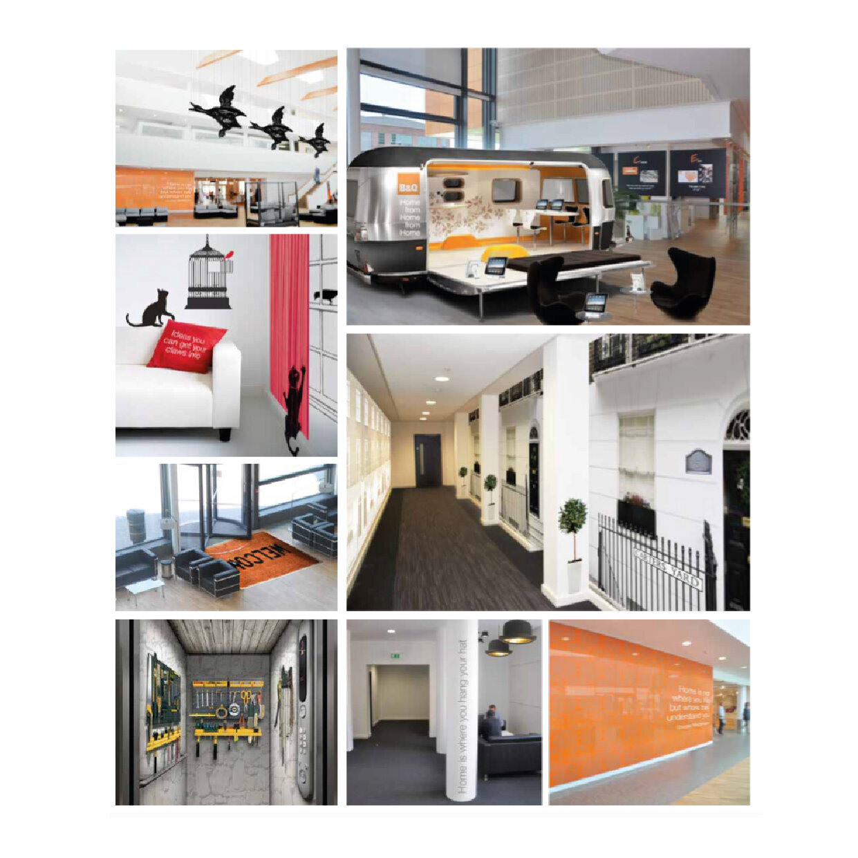 Office branding // B&Q
