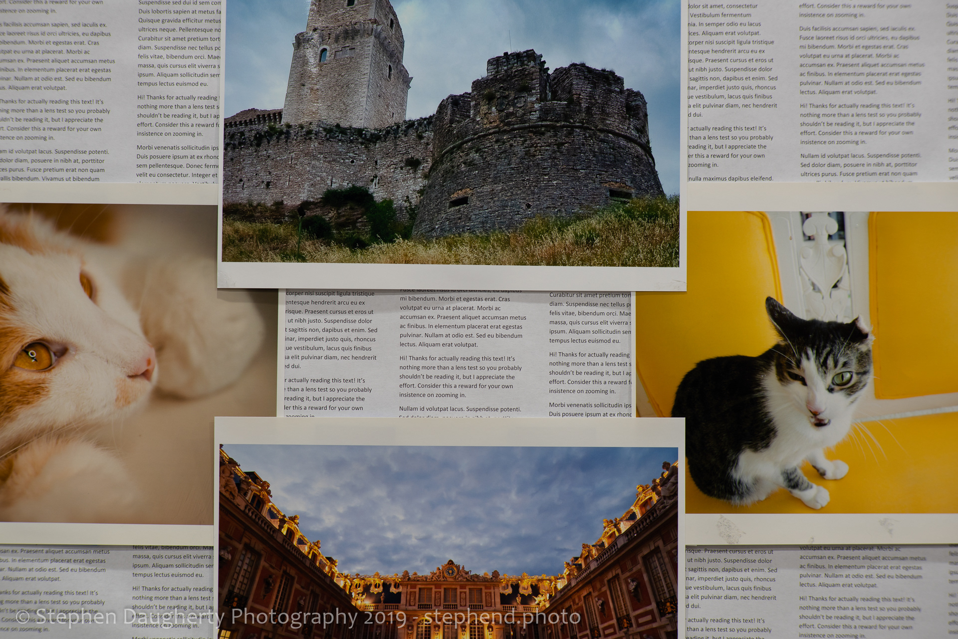Resolution/Vignetting f/8