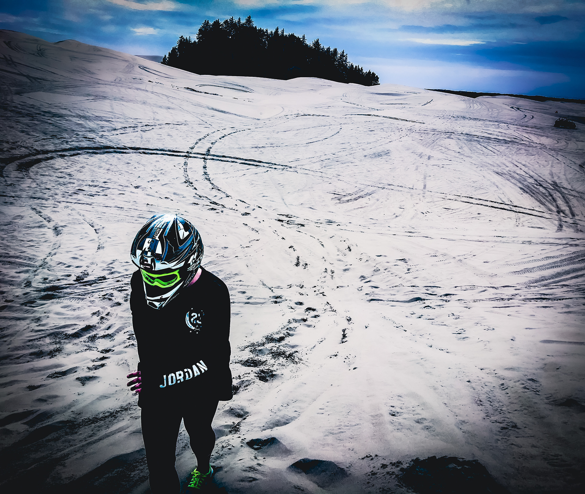 Riding ATV's on the Dunes