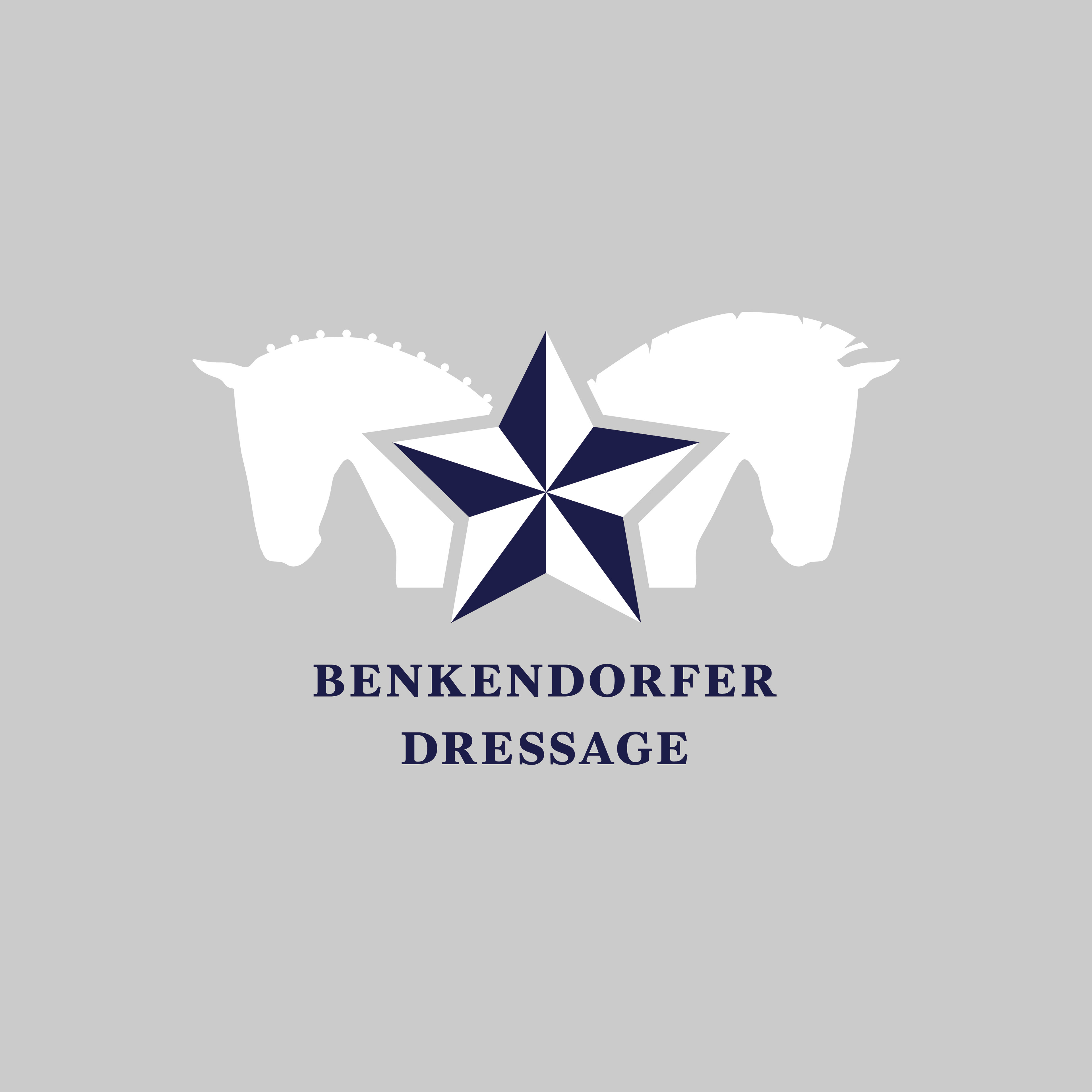 Benkendorfer Dressage Logo - Silver