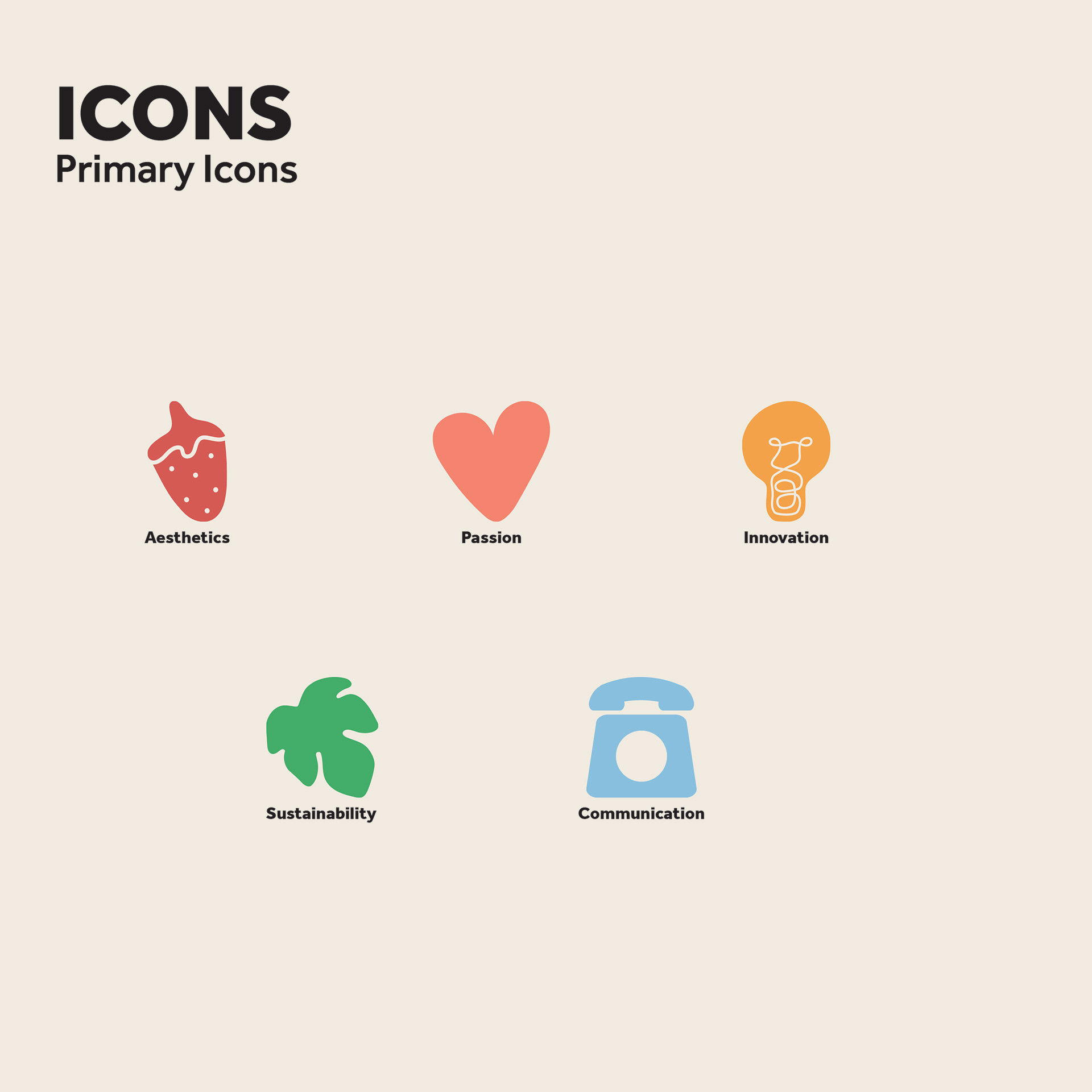 Personal Branding - Primary Icons