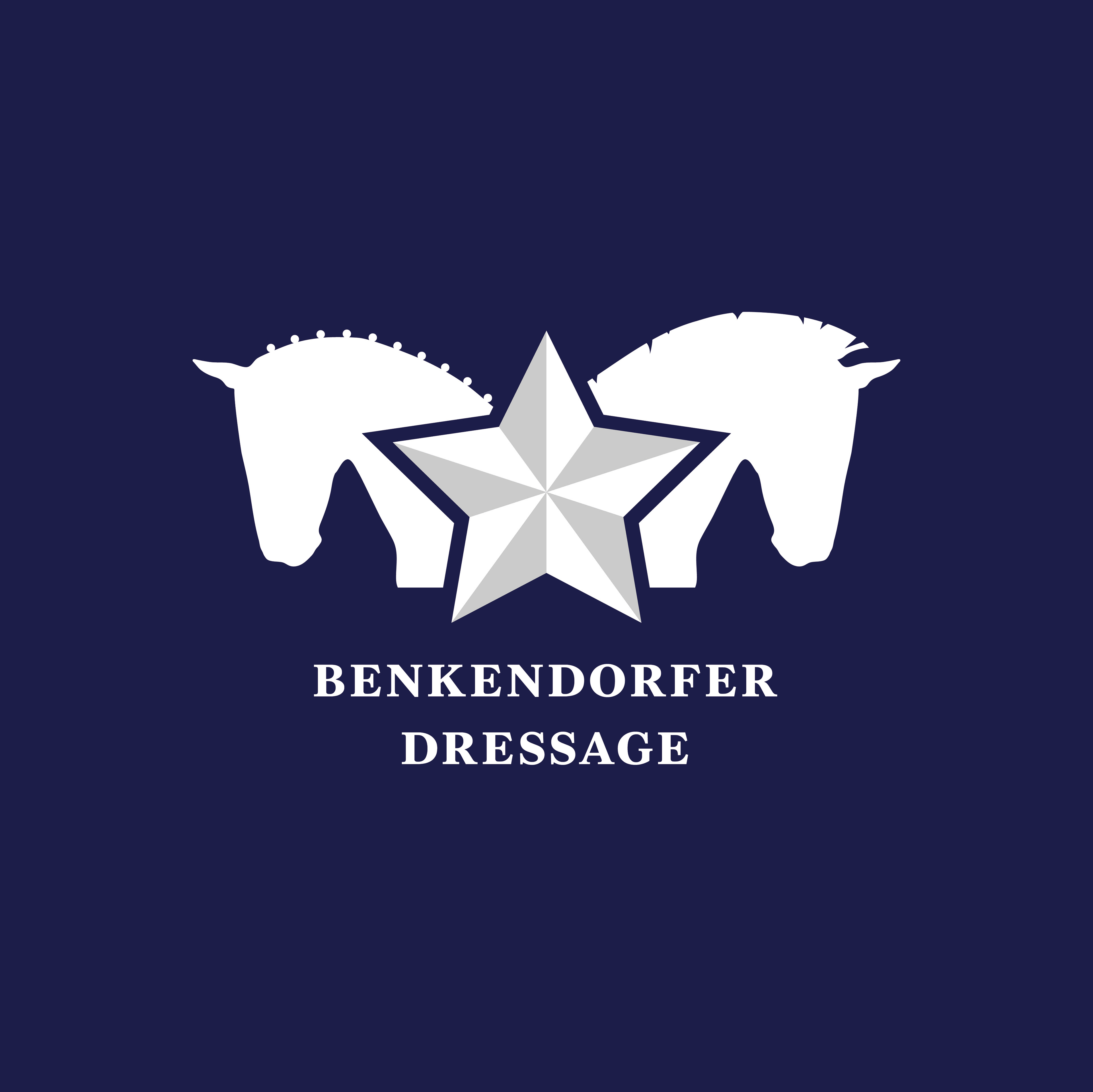 Benkendorfer Dressage Logo - Navy
