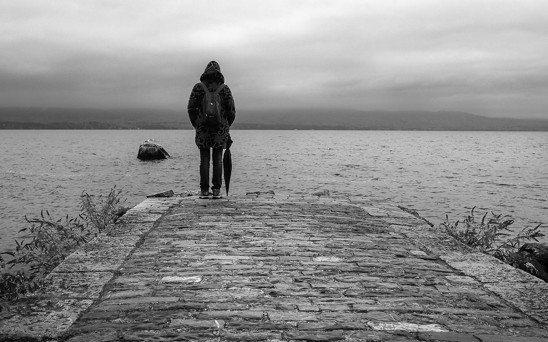 au bord du lac Léman