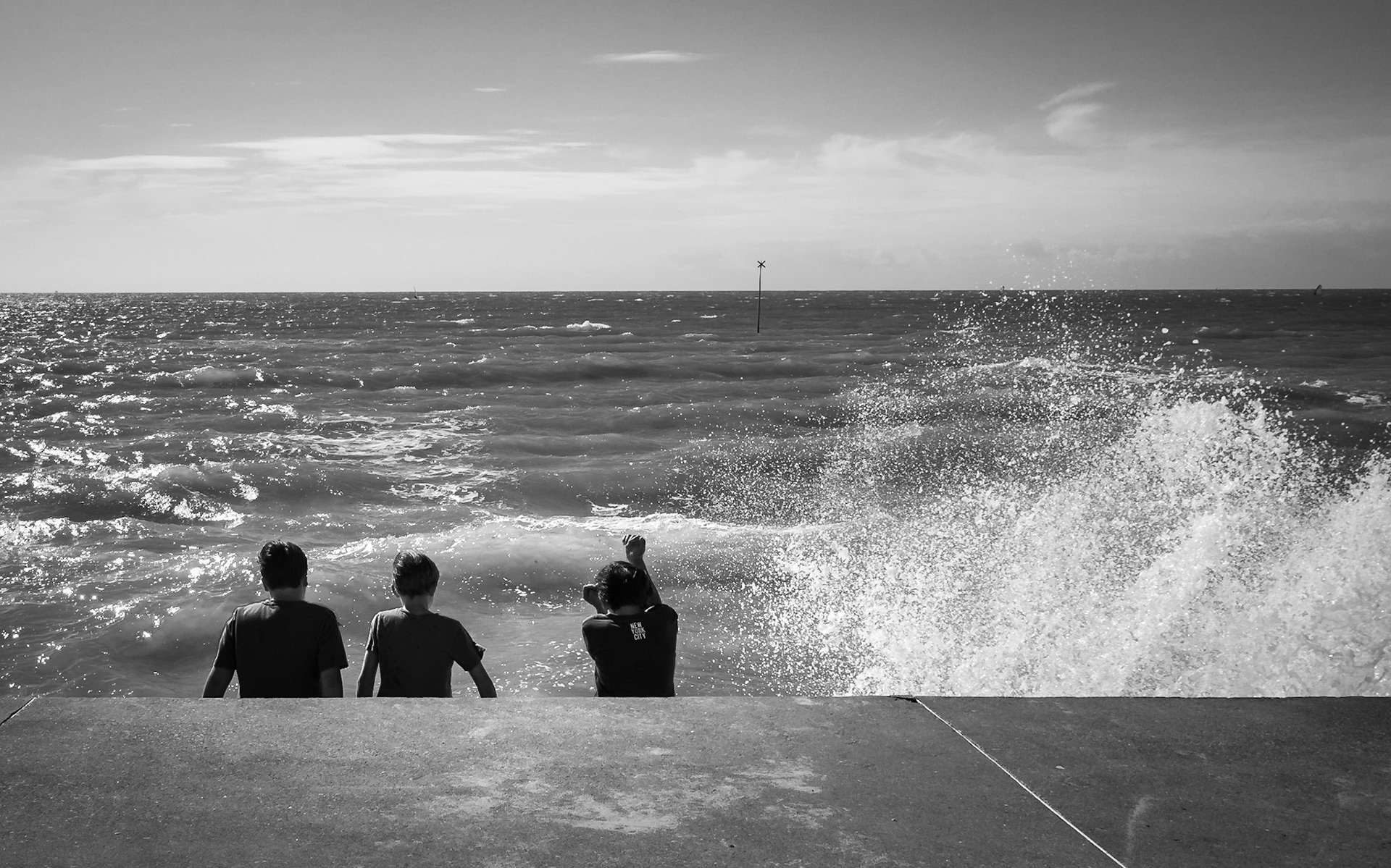 à Wimereux - sur la digue