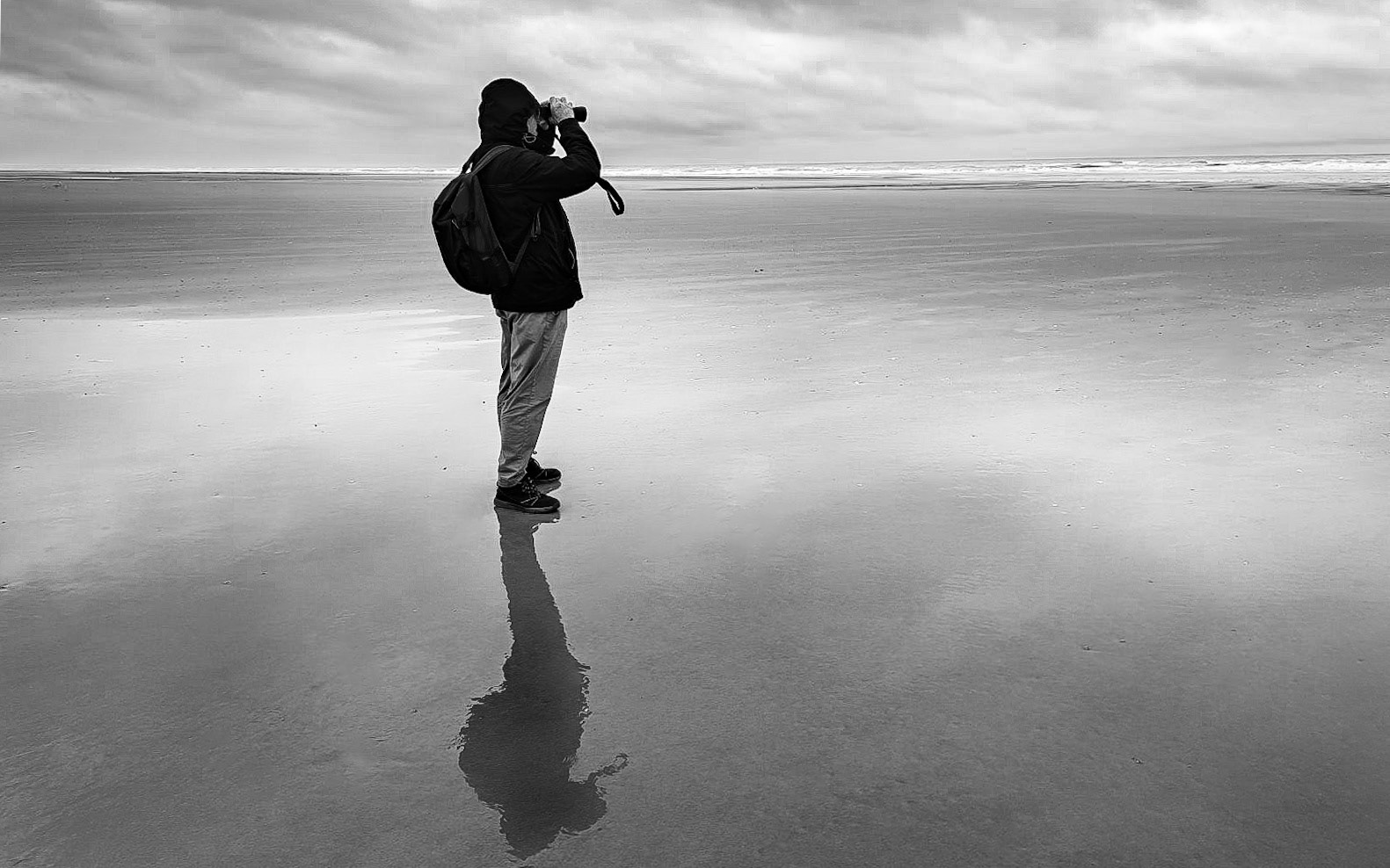 sur la plage à Equihen (62)