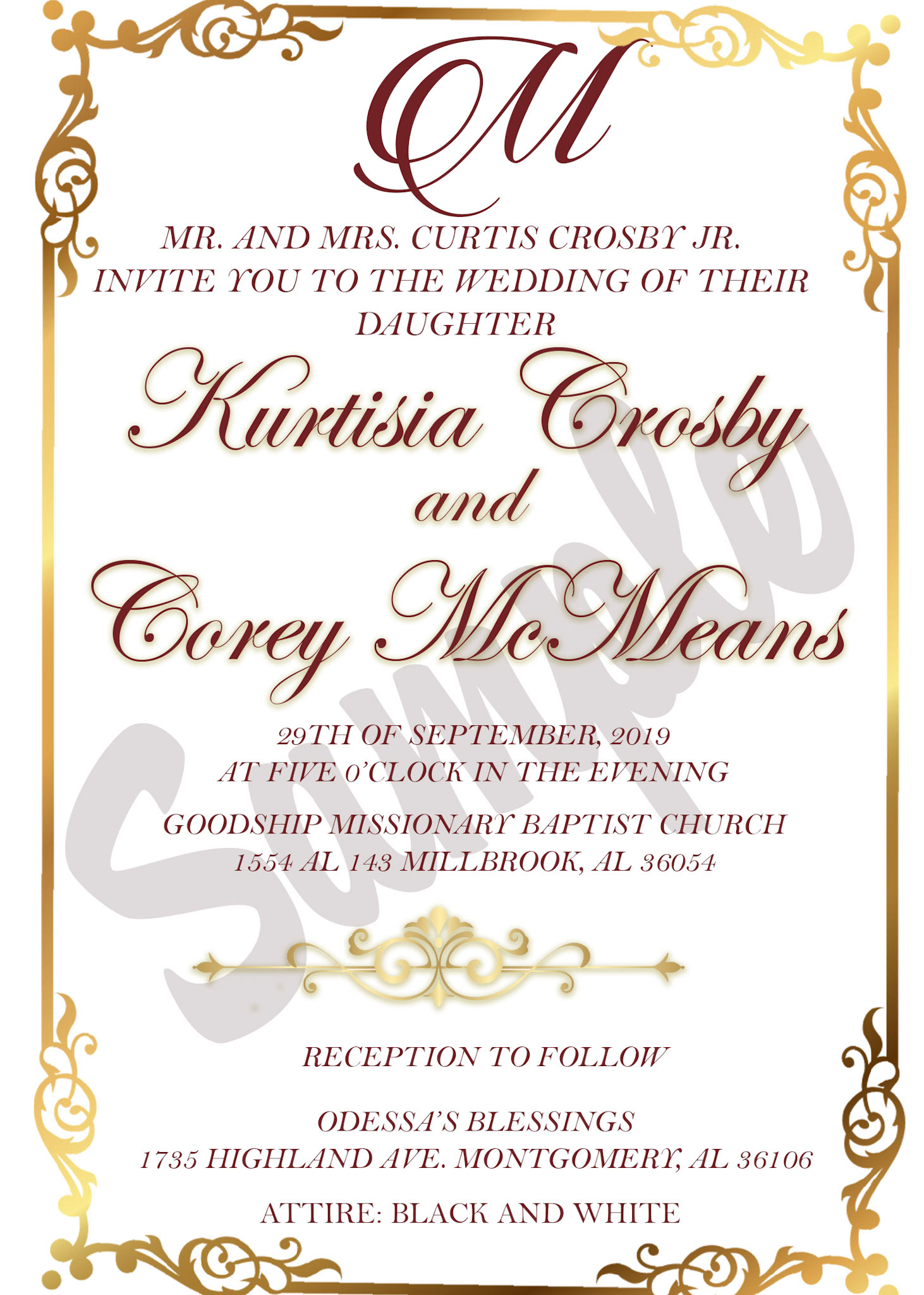 Wedding Invitation