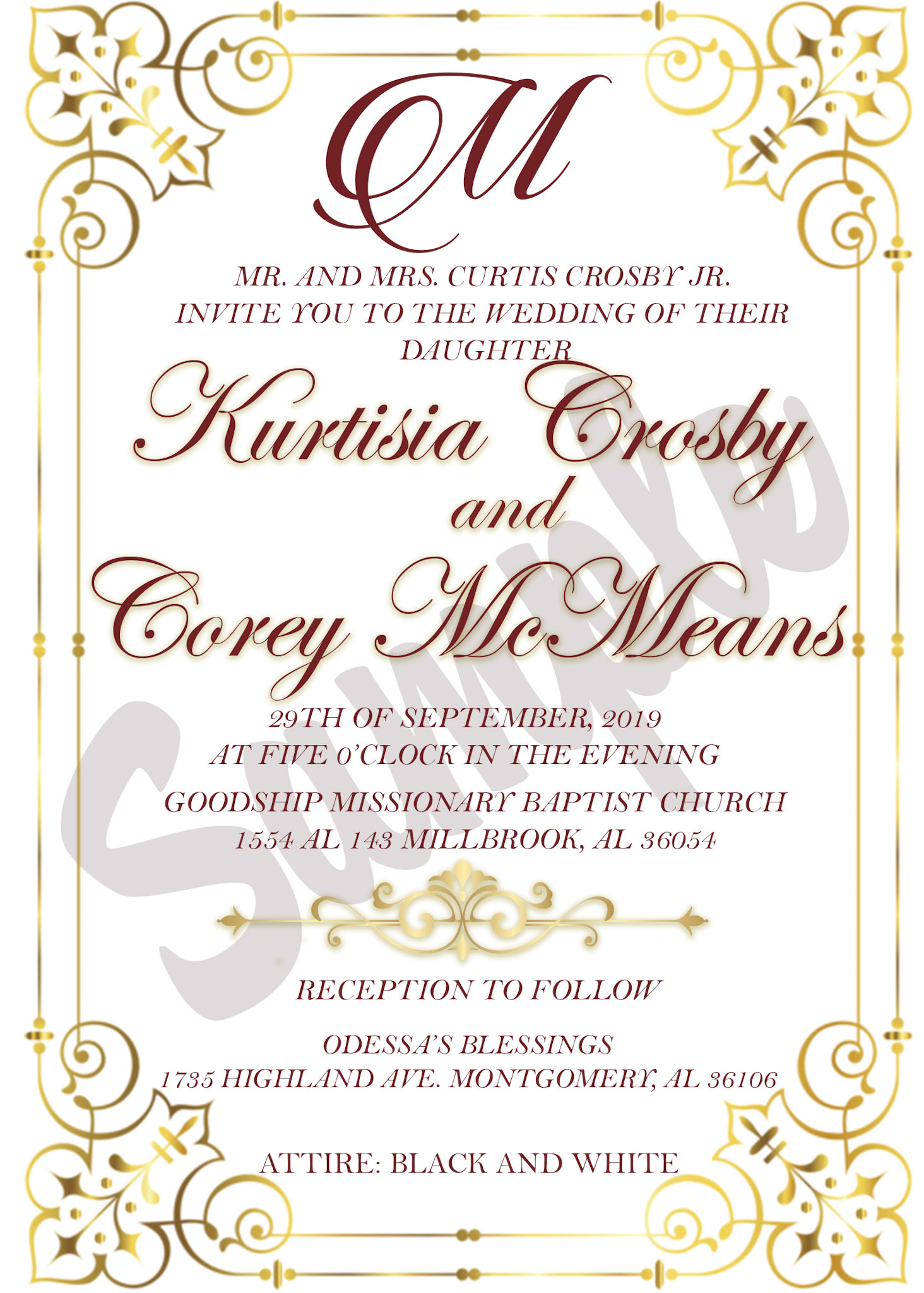 Wedding Invitation