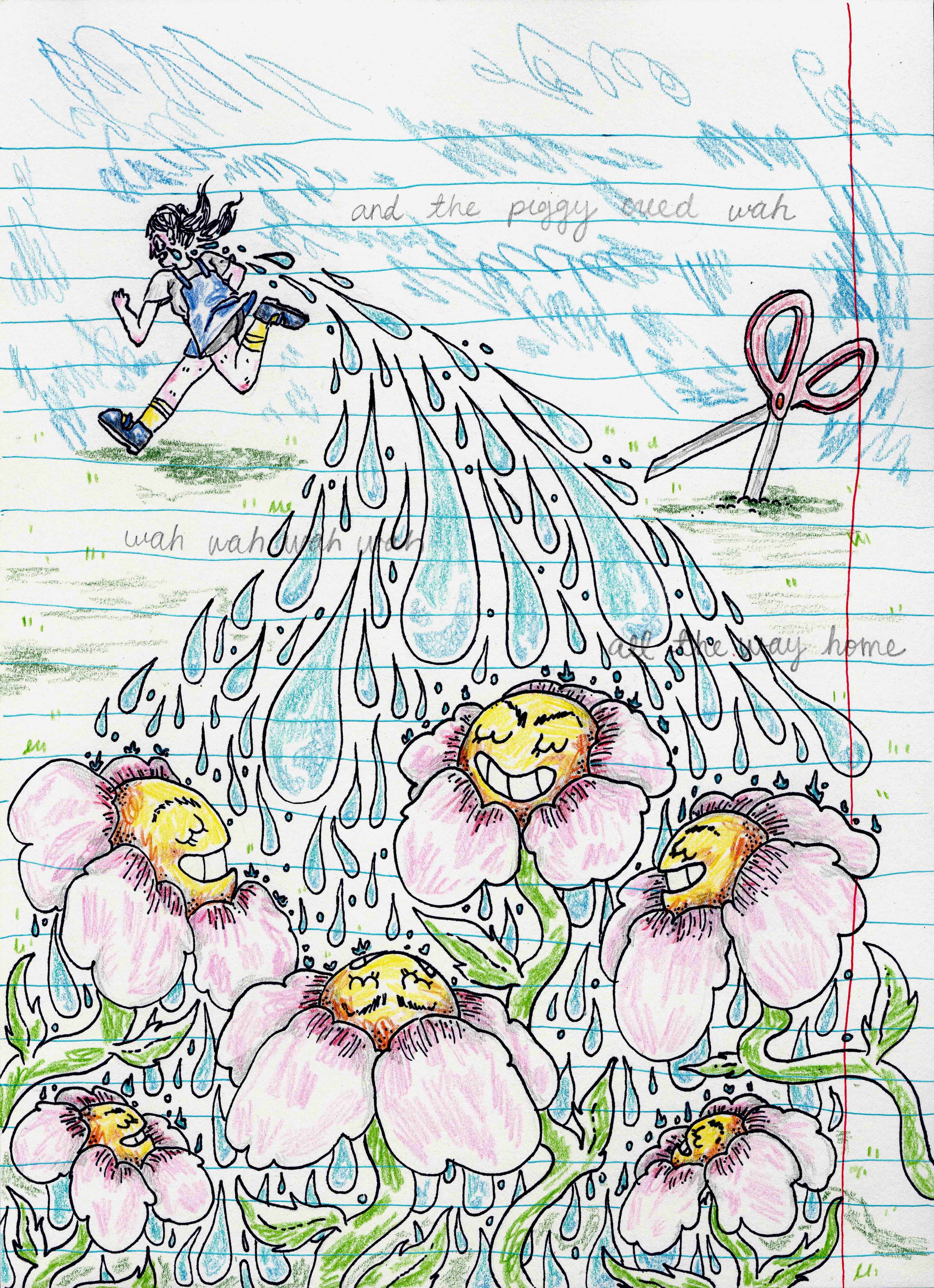 'The Tender Foot Chronicles' 8x10" Ink and pencil on paper