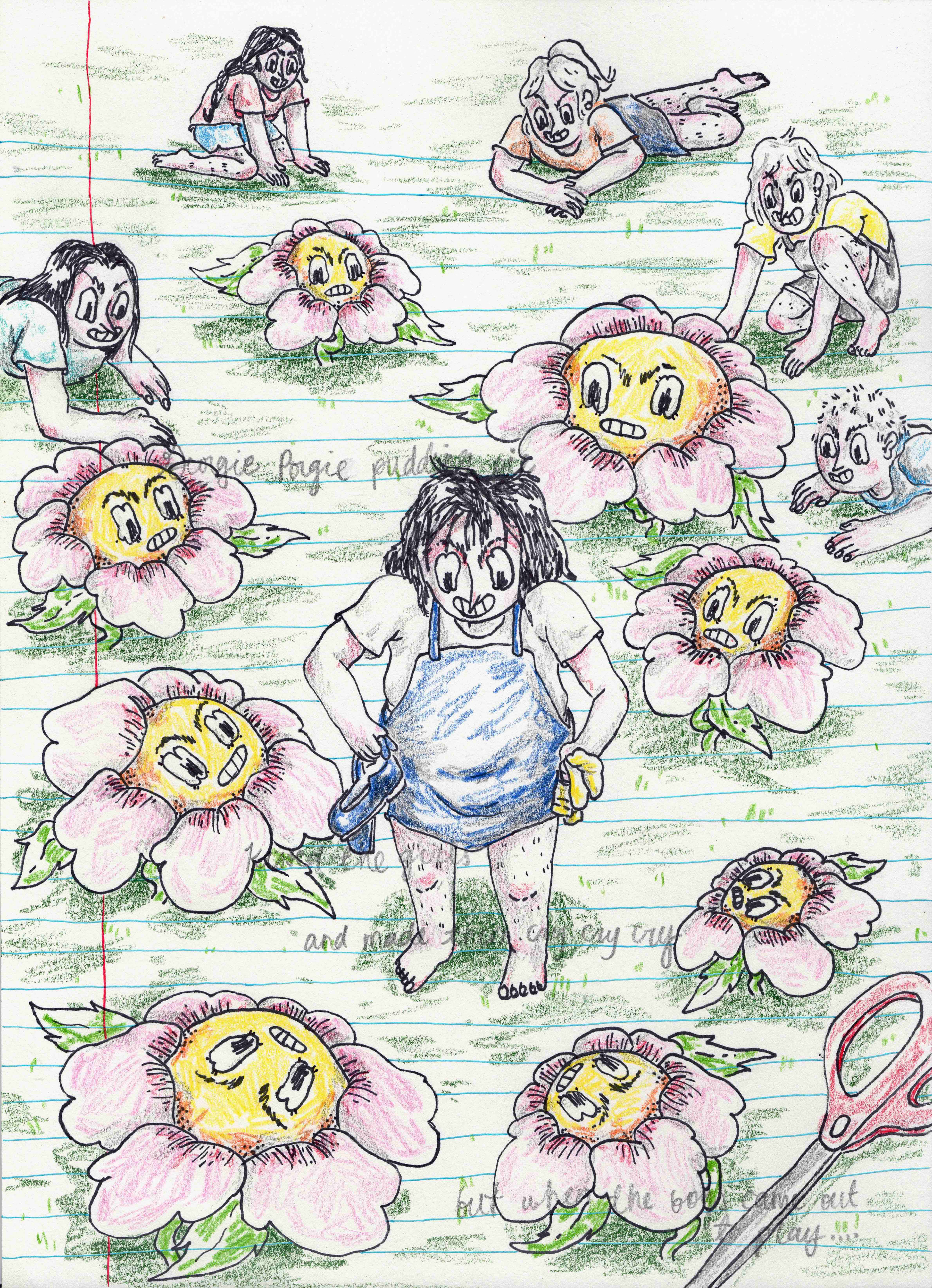 'The Tender Foot Chronicles' 8x10" Ink and pencil on paper
