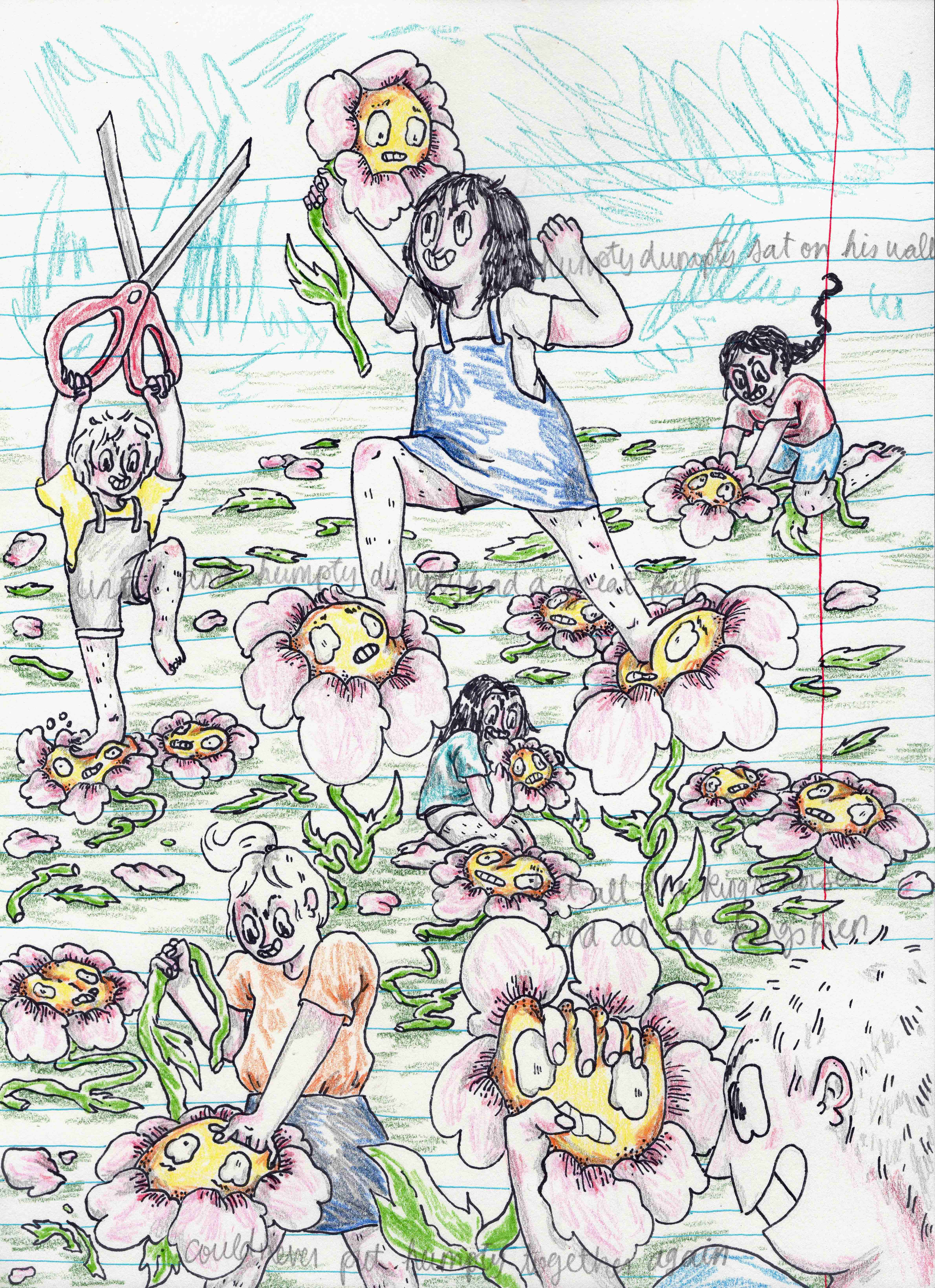 'The Tender Foot Chronicles' 8x10" Ink and pencil on paper