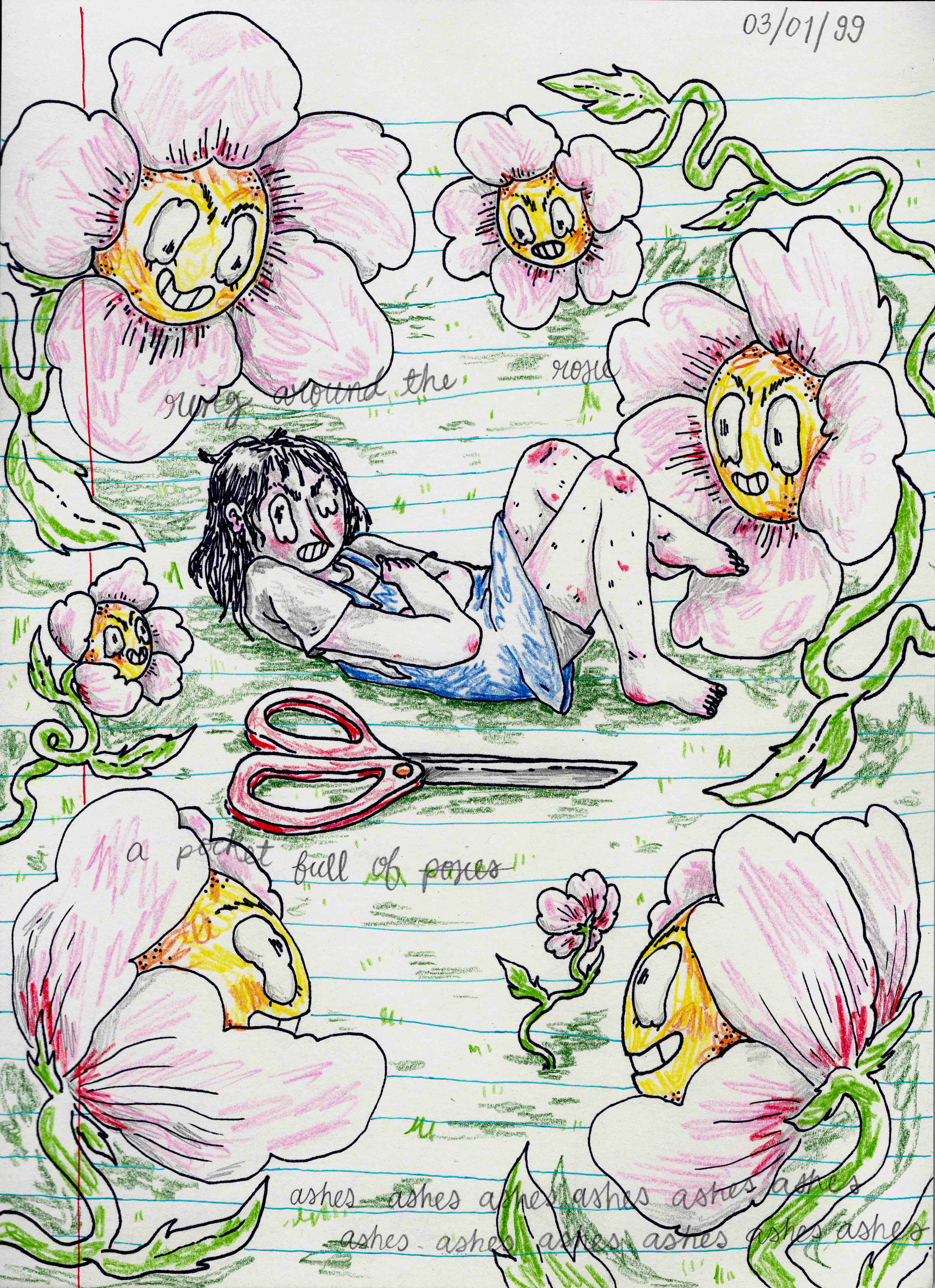 'The Tender Foot Chronicles' 8x10" Ink and pencil on paper