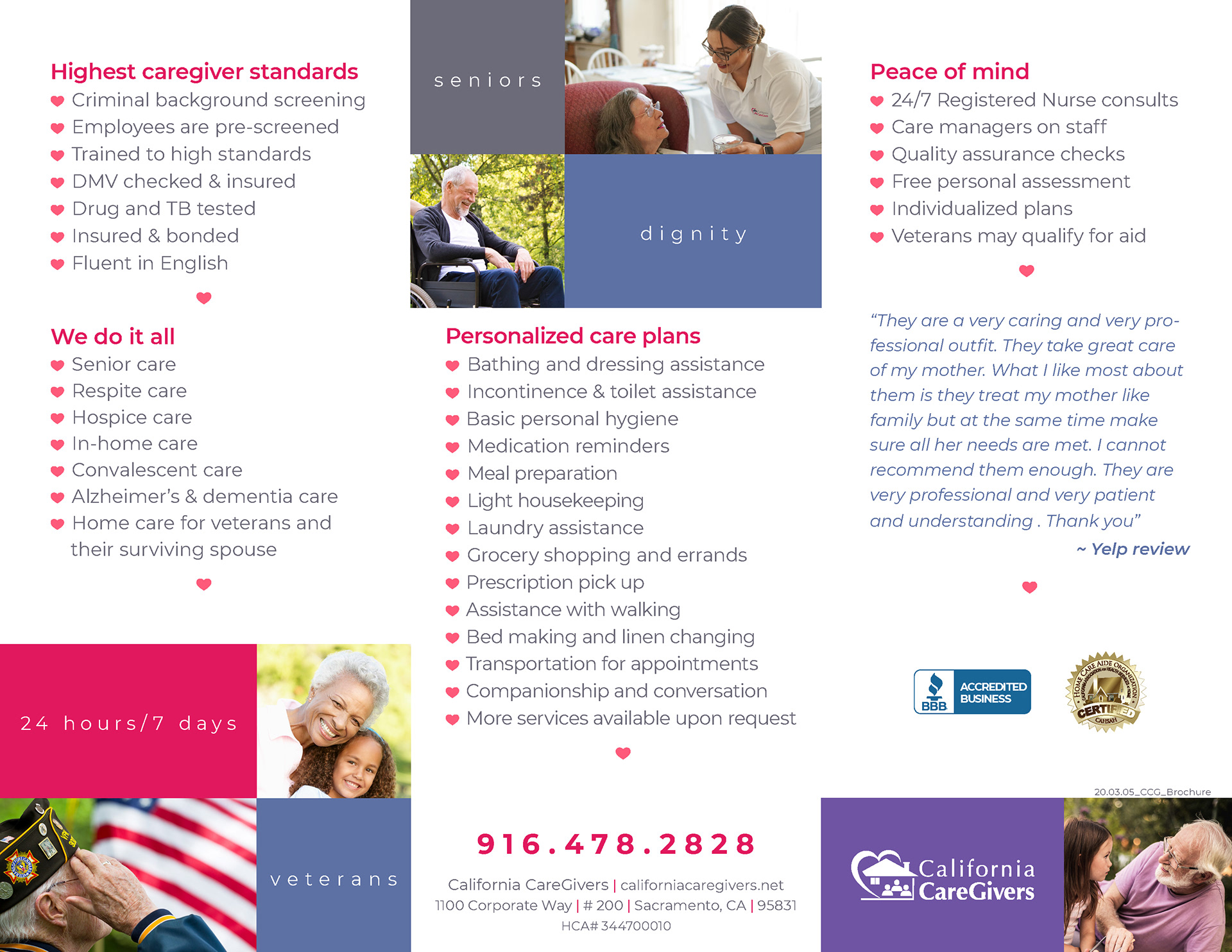 Tri-fold brochure